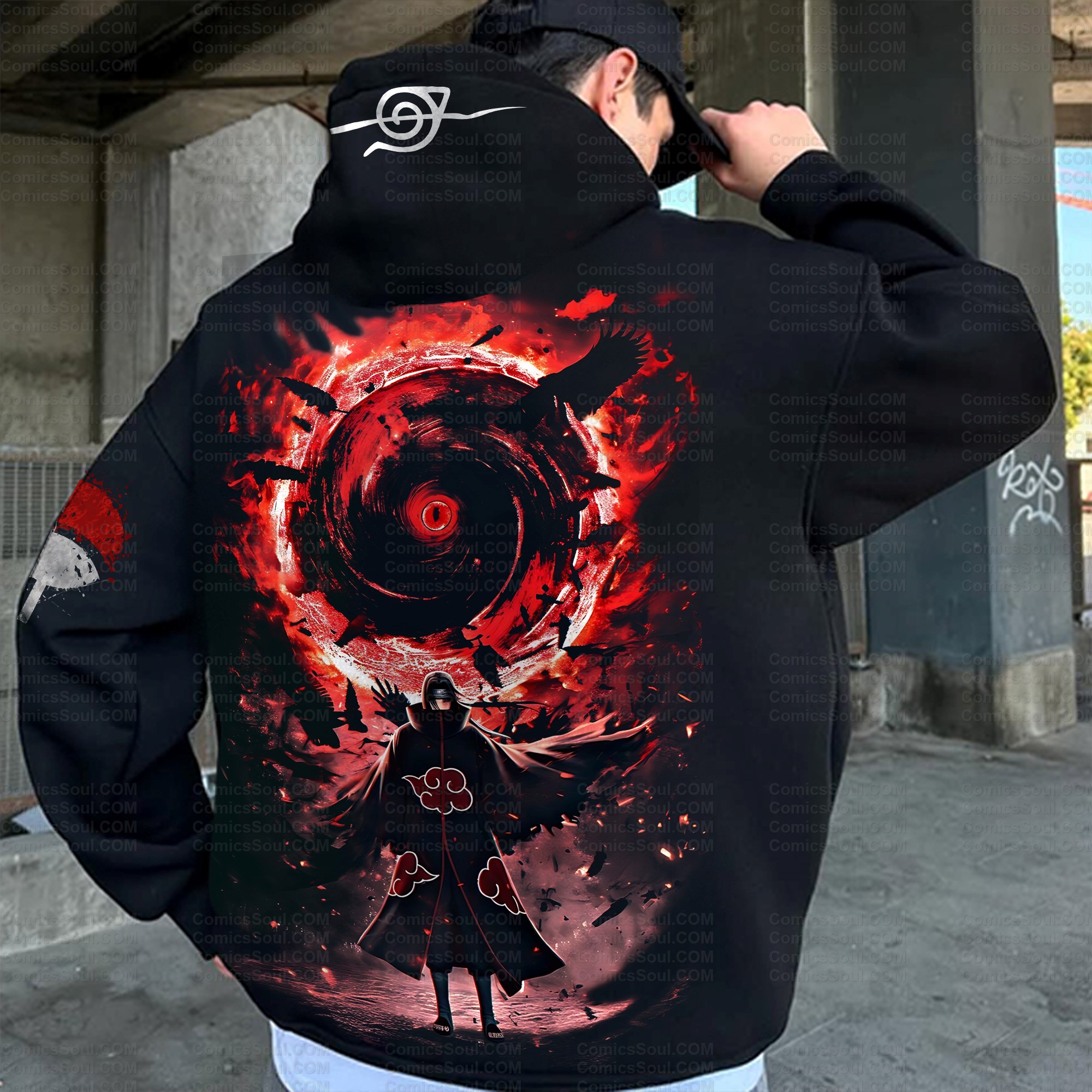 Unisex Graphic Streetwear Vintage Plush Hoodie