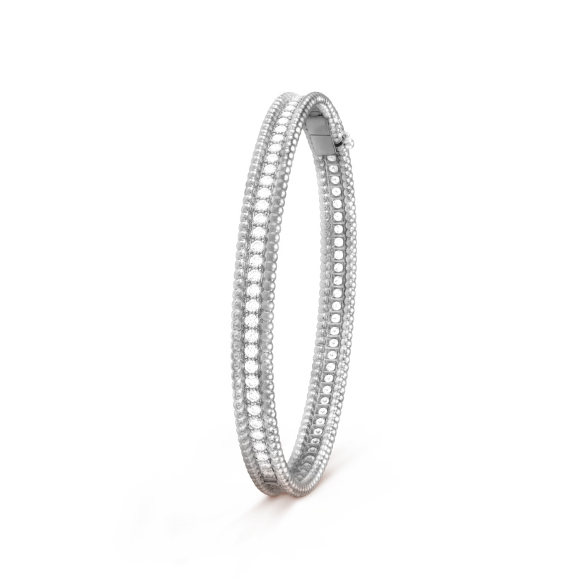Replicate Perlée diamonds bracelet, 1 row, medium model(1:1 replica) - Original Replica Club