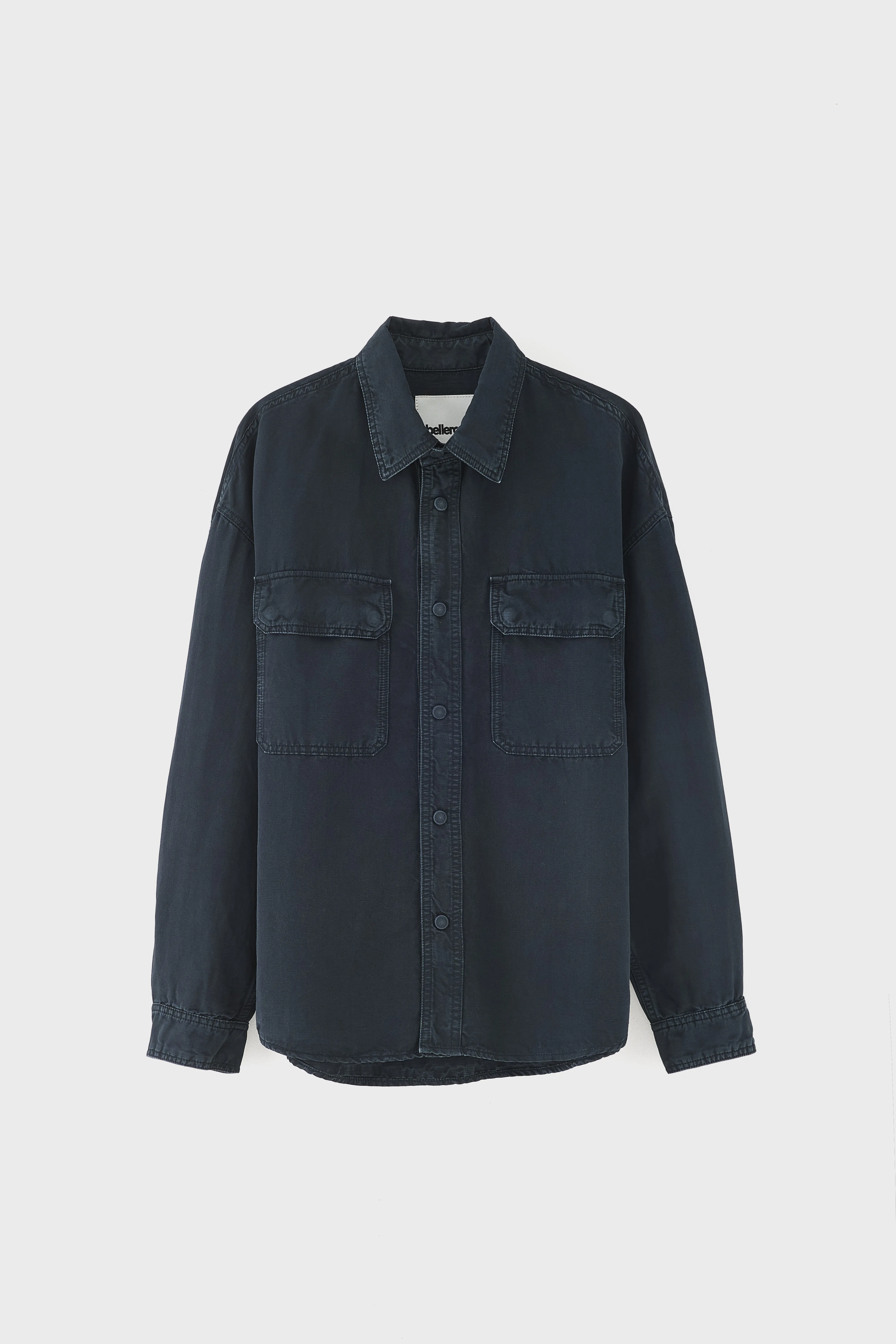 Bellerose Poach relaxed overshirt (261 / M / JET SET)