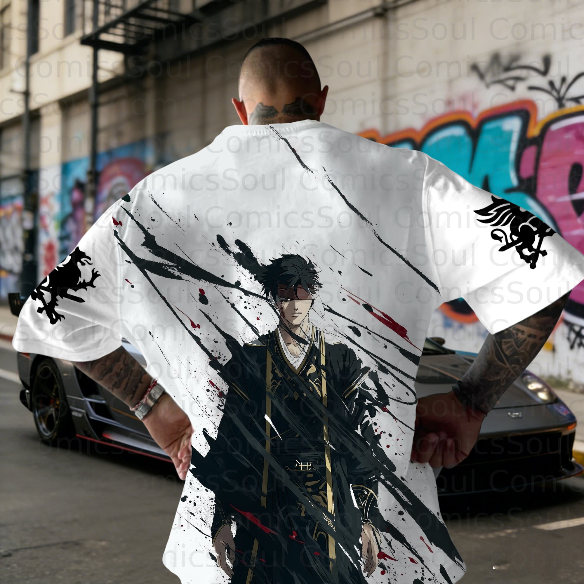 Unisex Anime Inspired Vintage T-Shirt