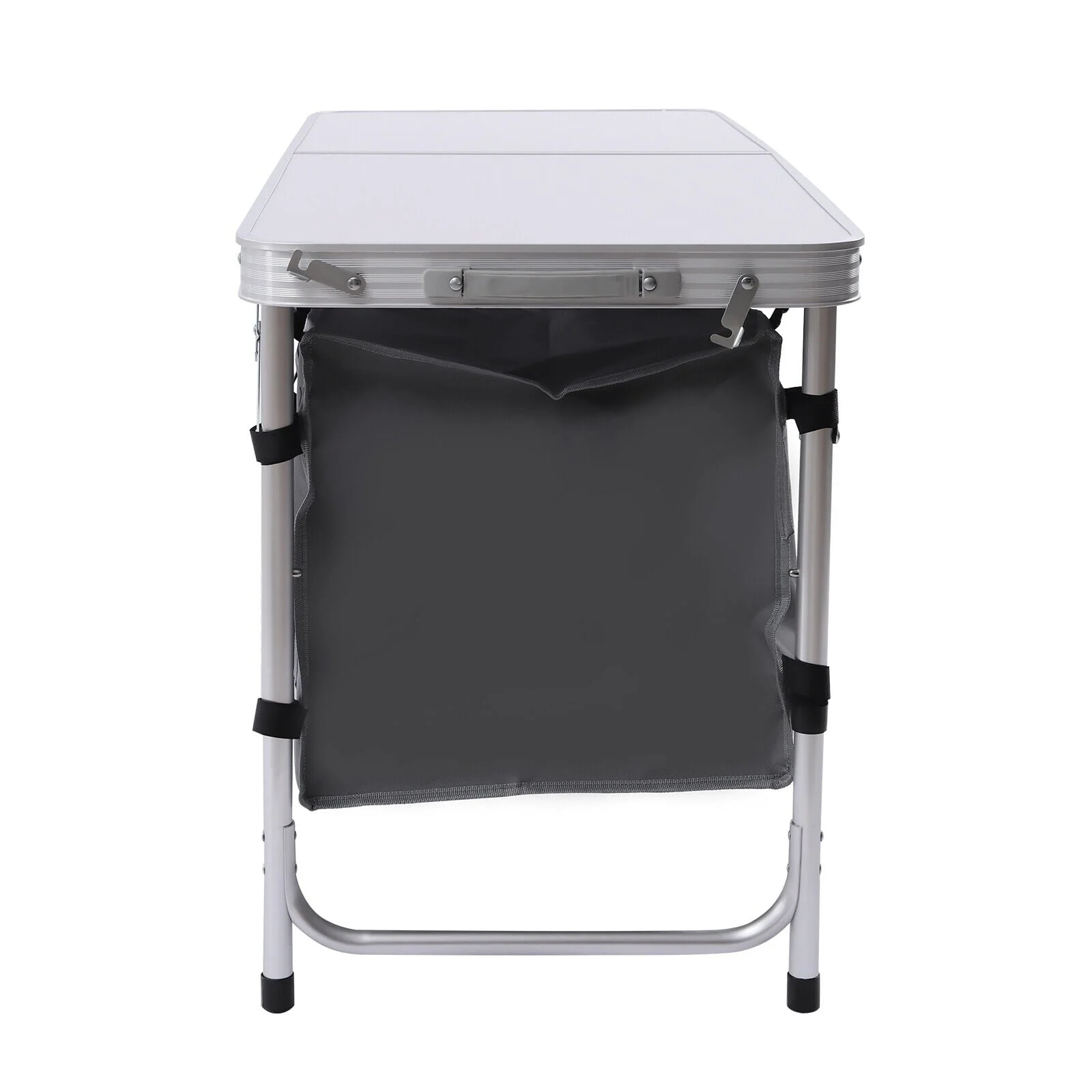 Folding Camping Table Portable Aluminum Camping Table Height Adjustable Camping Cook Station for Indoor Outdoor - Image 8