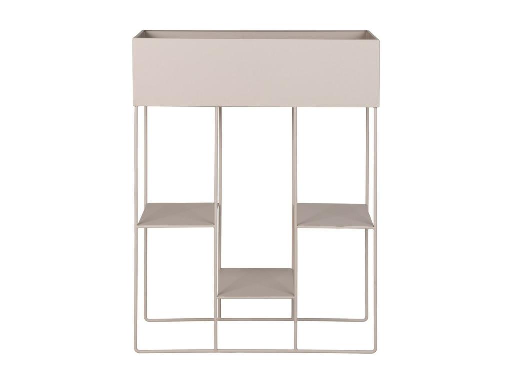 Jarrón para Plantas Rabo, Beige, 60x25x80 cm, hogvips