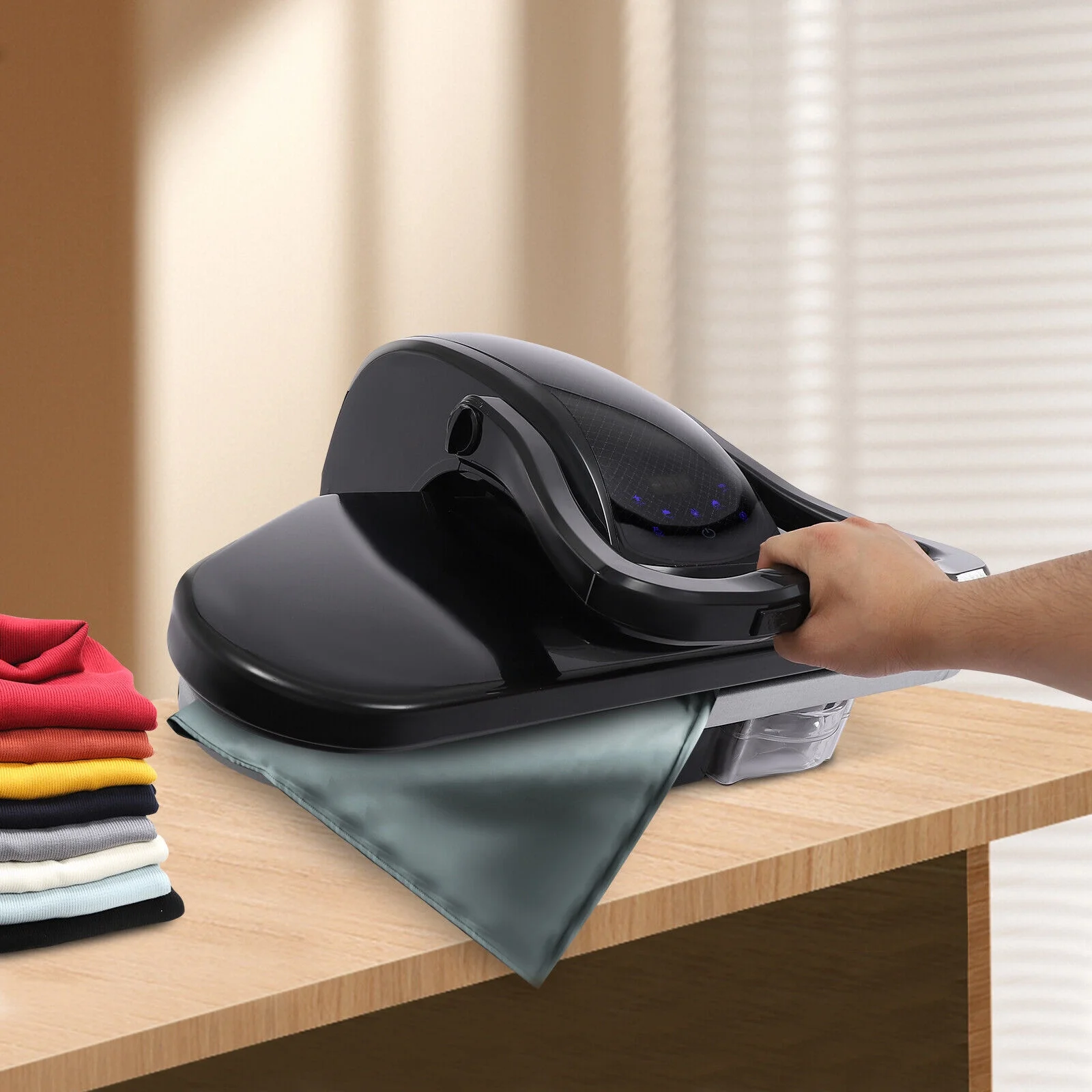 1600W Intelligent Steam Fabric Press - Touch Screen Steam Iron with 5 Modes - Model 8810D for Quick & Efficient Wrinkle Removal - Image 13