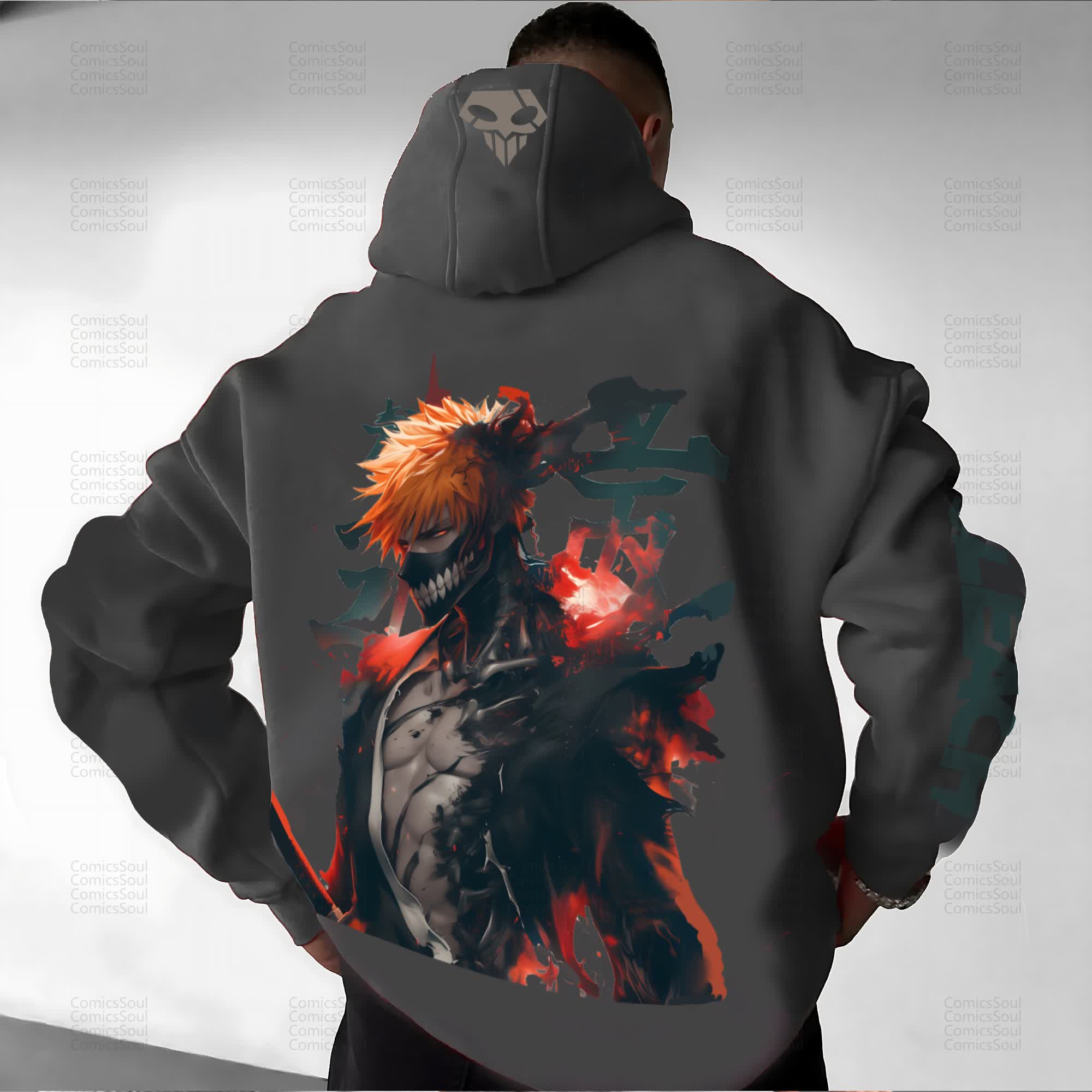 Unisex “Comicssoul” Anime Graphic Streetwear Vintage Hoodie