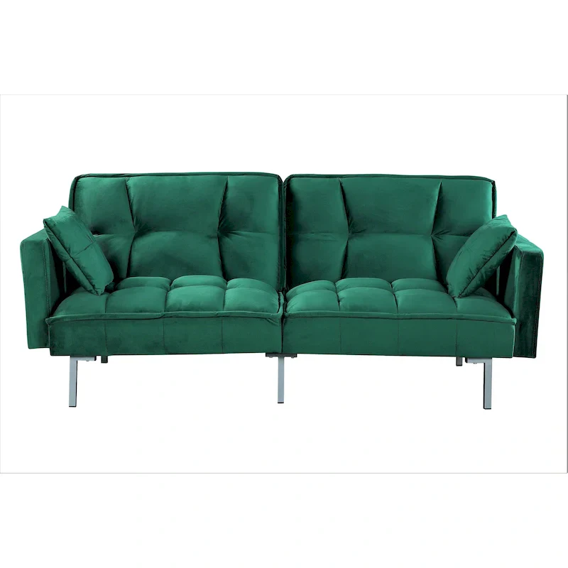 Bernal 75.6-Inch Velvet Sleeper Sofa Bed