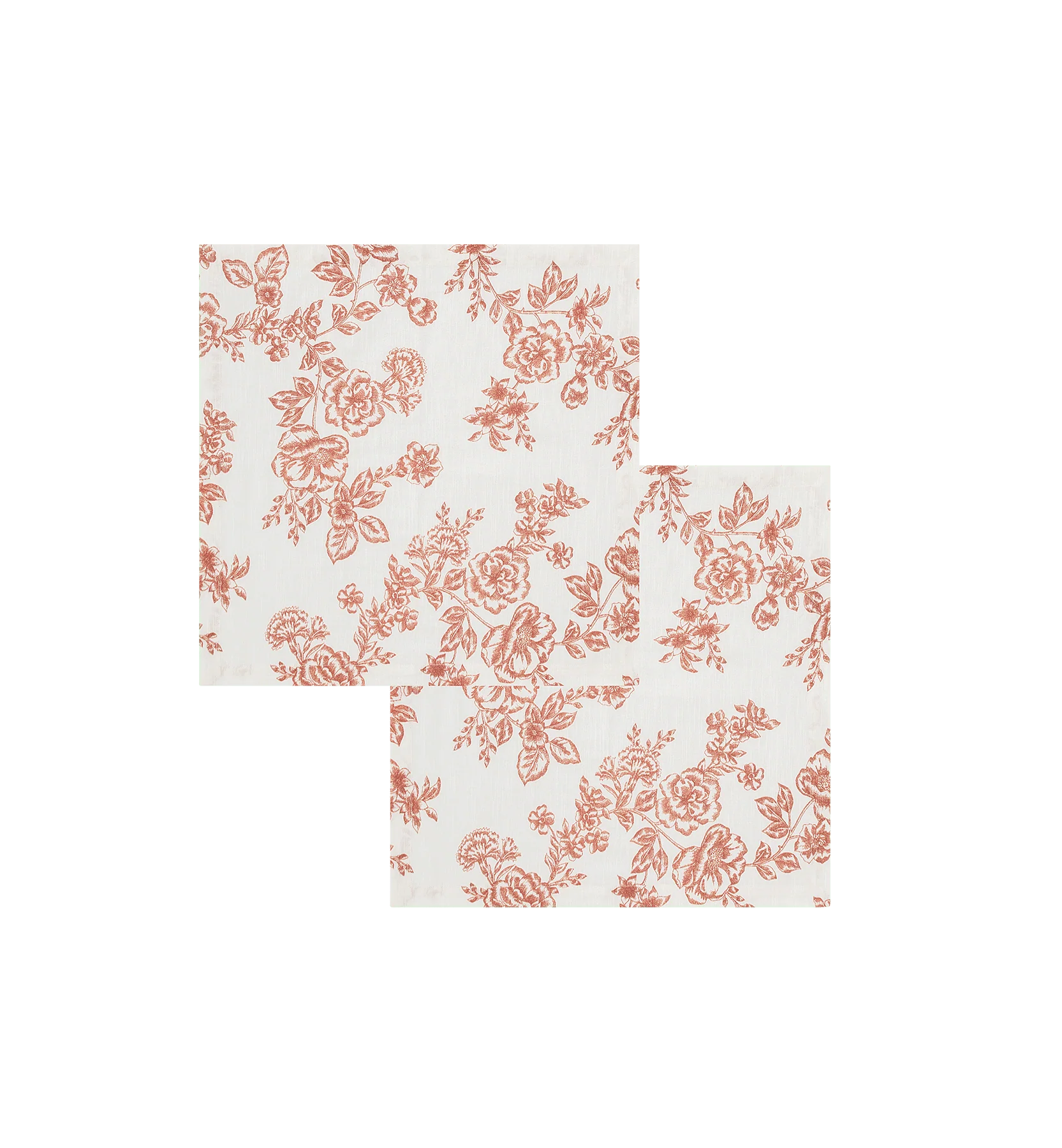 Whimsical Rose Napkin Set of 2
