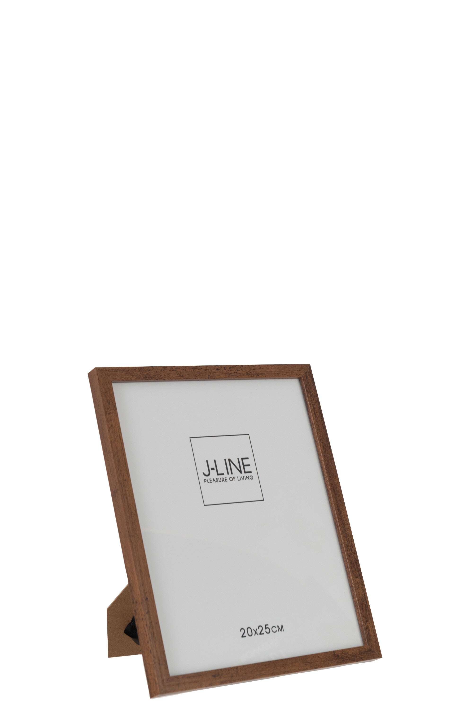 J-Line fotolijst Basic - hout - donkerbruin - medium - 2 stu