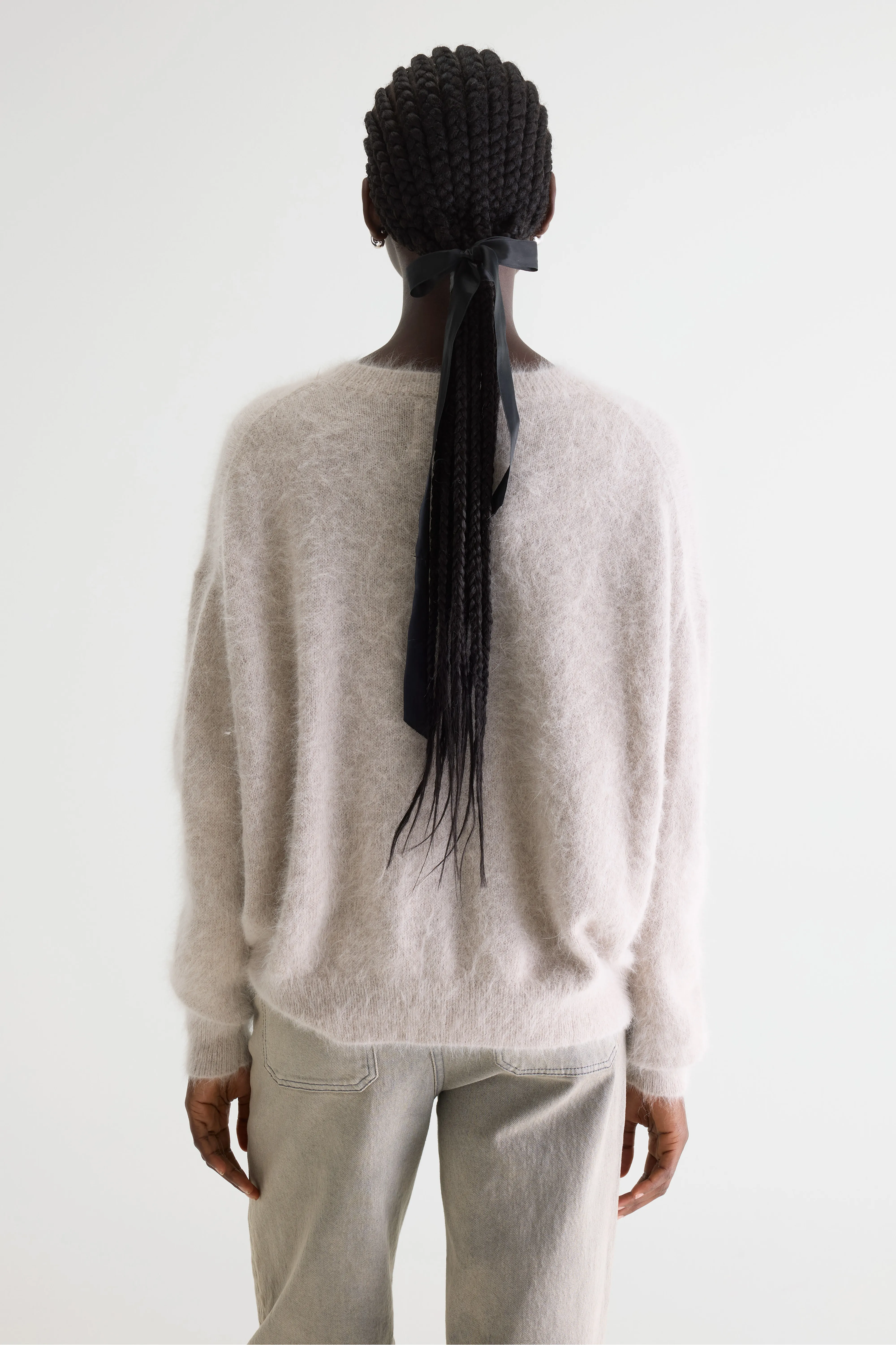 Bellerose Datus angora-blend sweater (261 / W / LIGHT GREY)