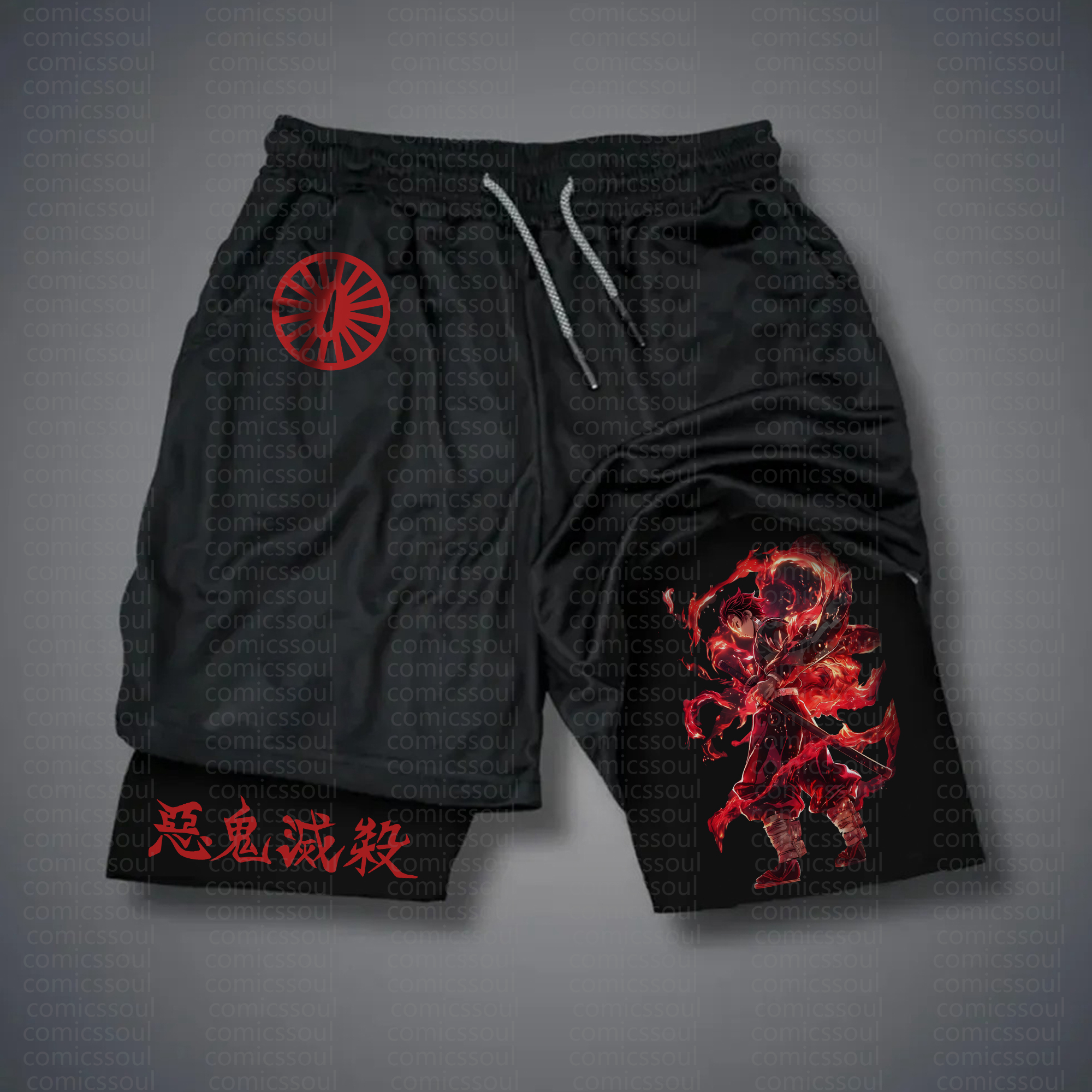 Unisex Casual Anime Streetwear Shorts 丨Comicssoul