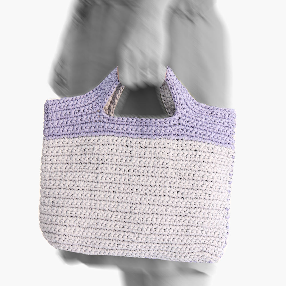 Karakoram - Petit sac en crochet - Lila