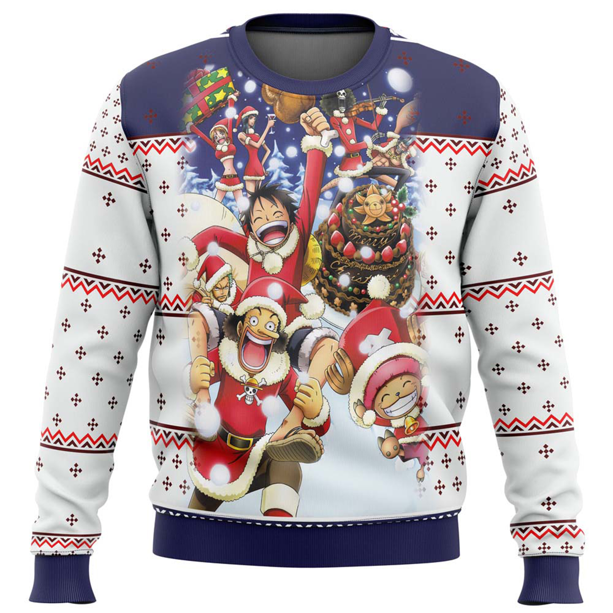 Unisex Anime Ugly Christmas Sweater TeeThreads Sustain the Scene with Custom Apparel