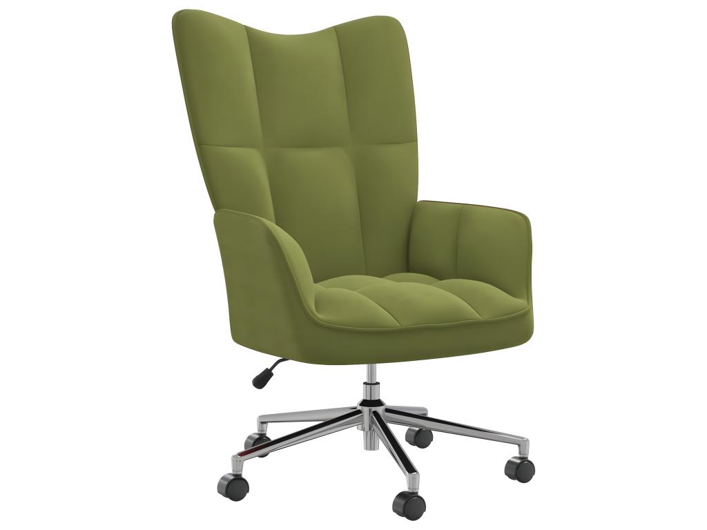 Sillón de relajación Terciopelo verde claro