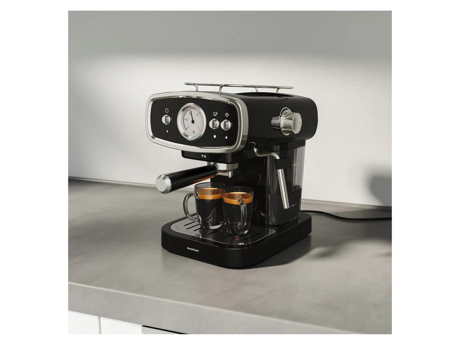 SILVERCREST KITCHEN TOOLS SEM 1050 A2 espresso machine with portafilter system
