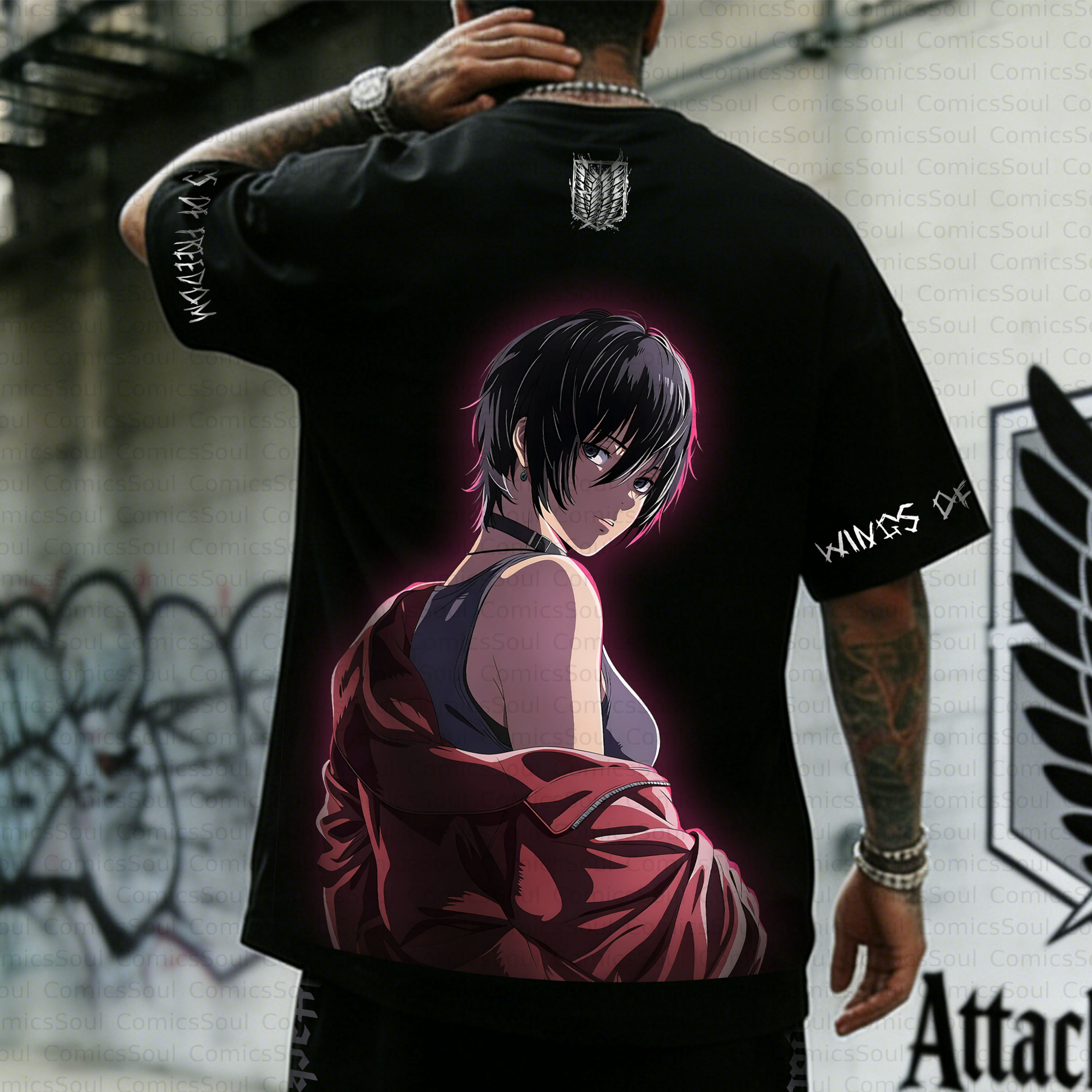 Unisex Anime Inspired Vintage T-Shirt