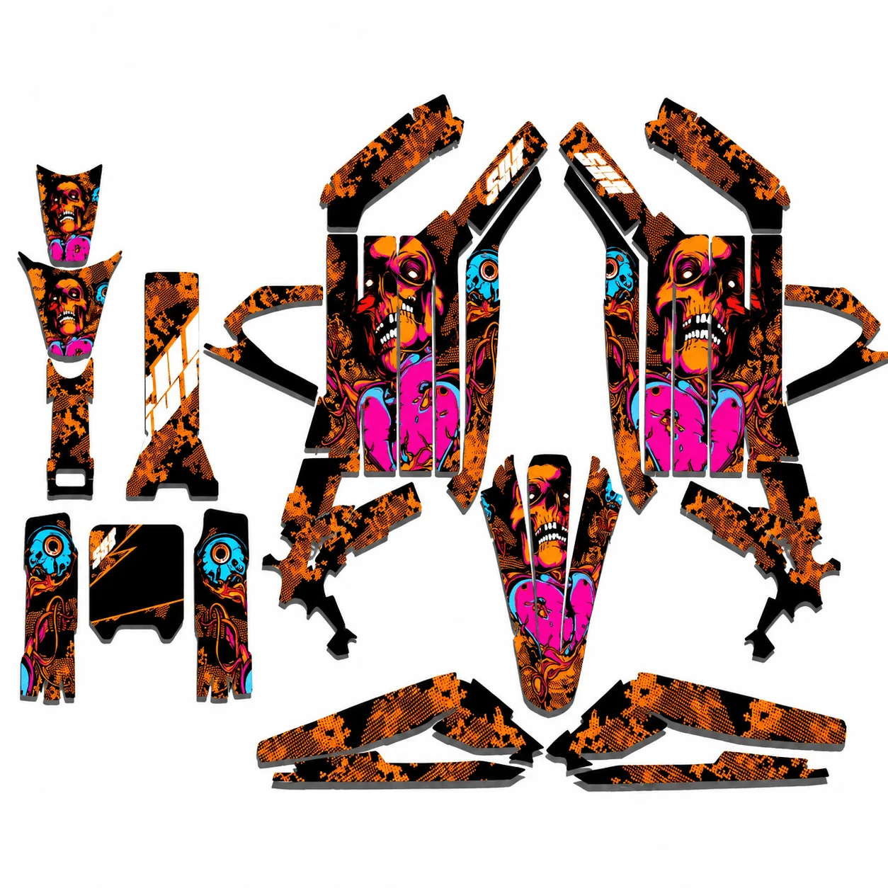 Sur-Ron Light Bee X 2023-2024 Graphic Kit Fairing Decals Team Style Electric Bike Stickers