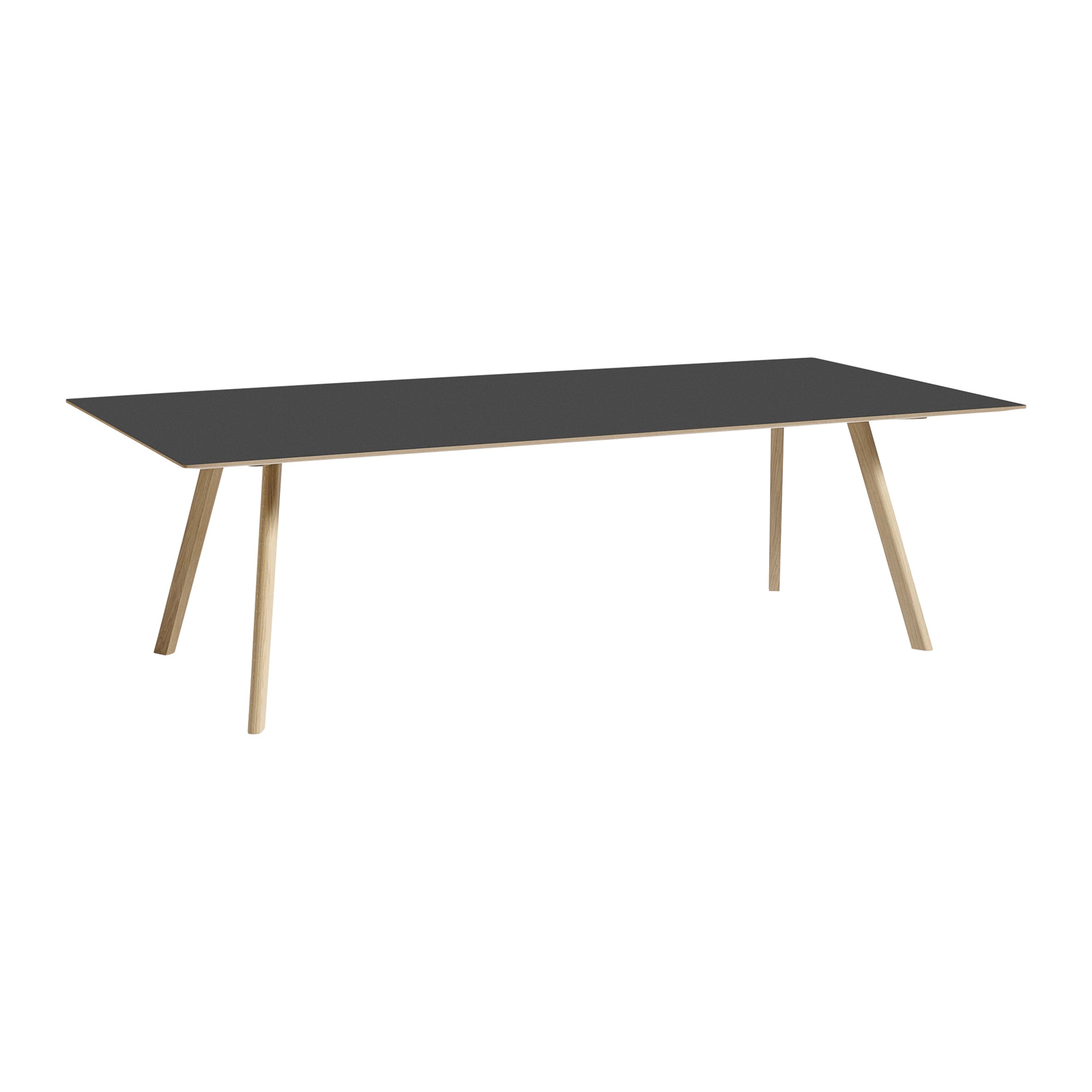 HAY CPH30 2.0 Eettafel - Eikenhout frame Black linoleum
