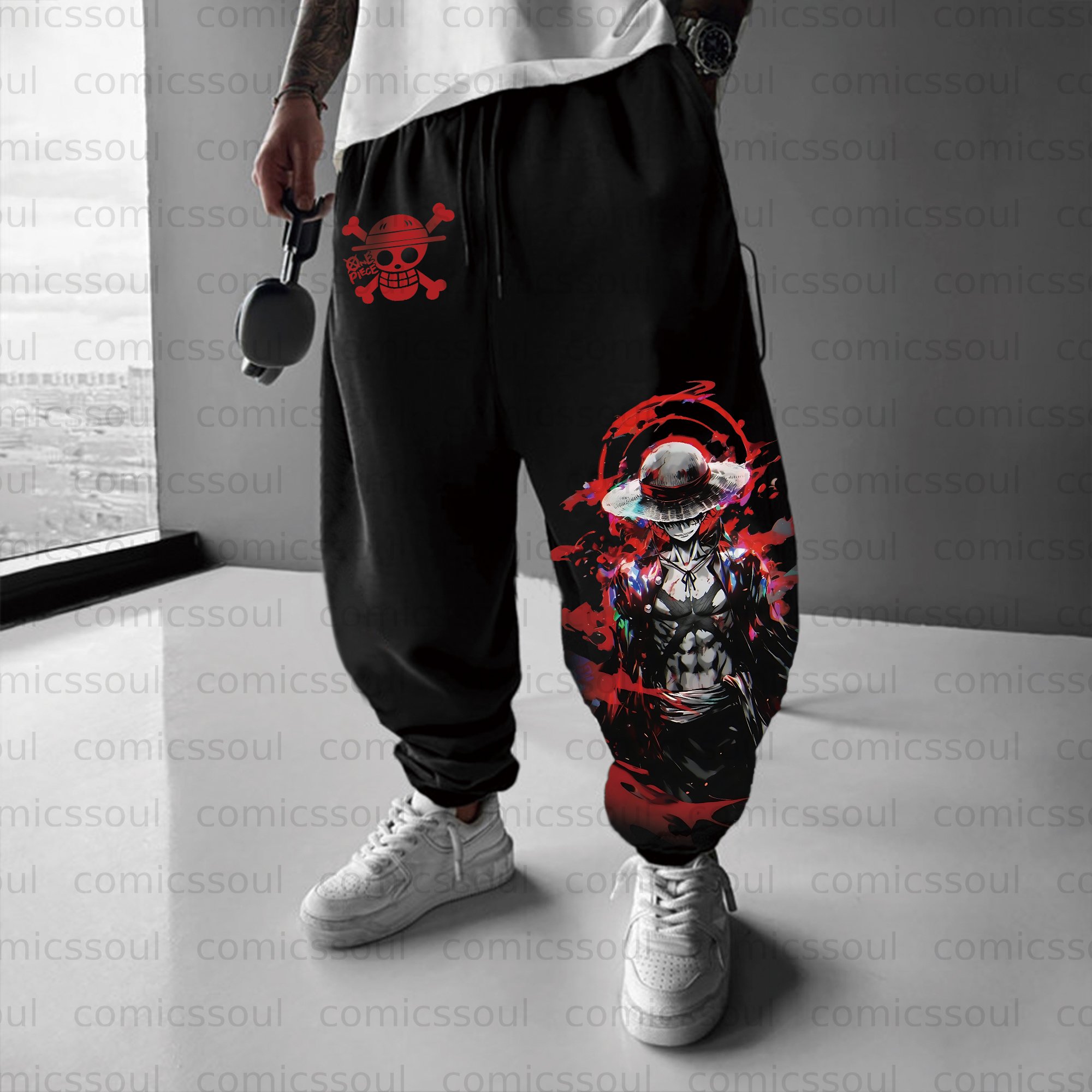 Unisex Anime Inspired Vintage Pants