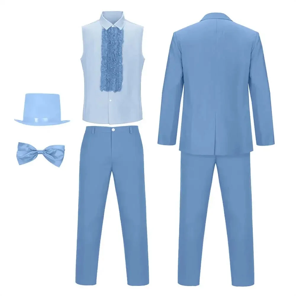Halloween Costumes Mens Formal Suit Hat Outfit - Image 4 Halloween Costumes Mens Formal Suit Hat Outfit - Image 4