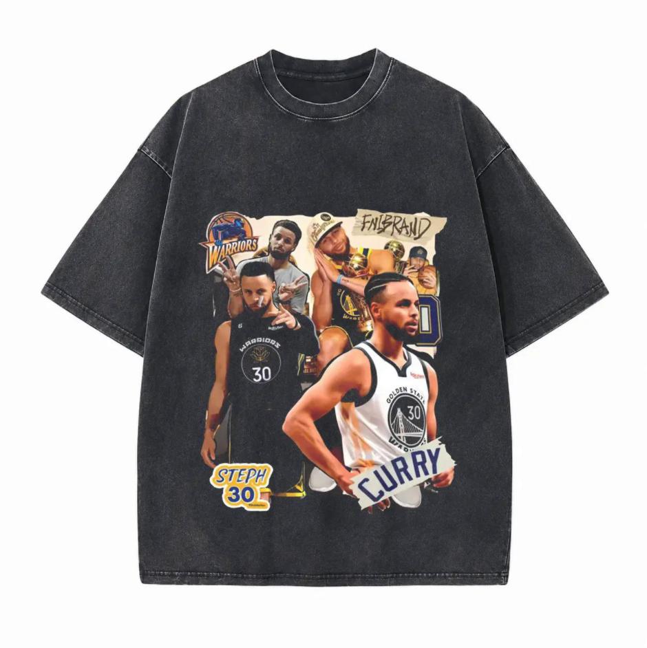 3-Point King Victory Trophy Vintage Printed Unisex Washed T-Shirt