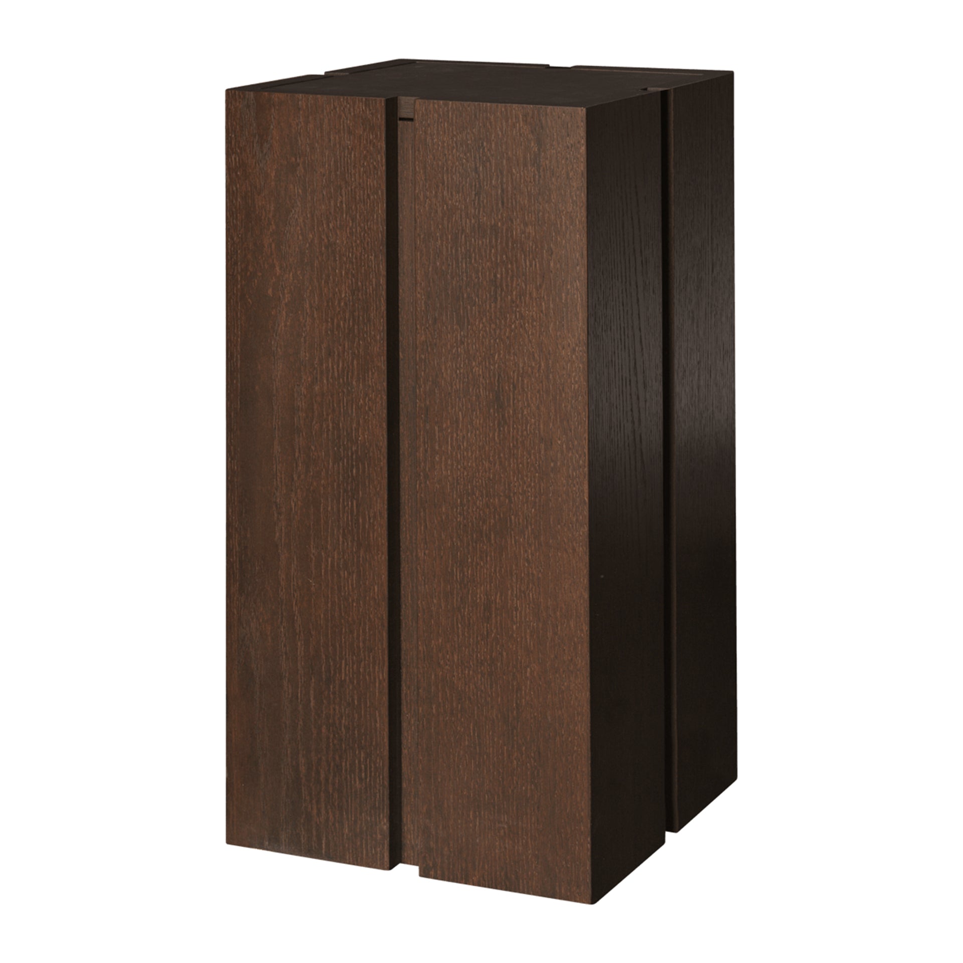 Ferm Living Parcel Pedestal Sokkel H 60 cm - Dark Stained