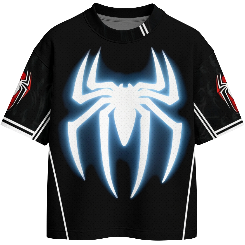 Spider-Man Crew Neck Football Jersey