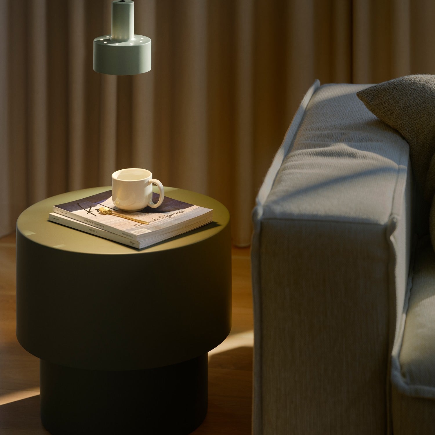 Nordlux Matis Hanglamp - Dusty Green