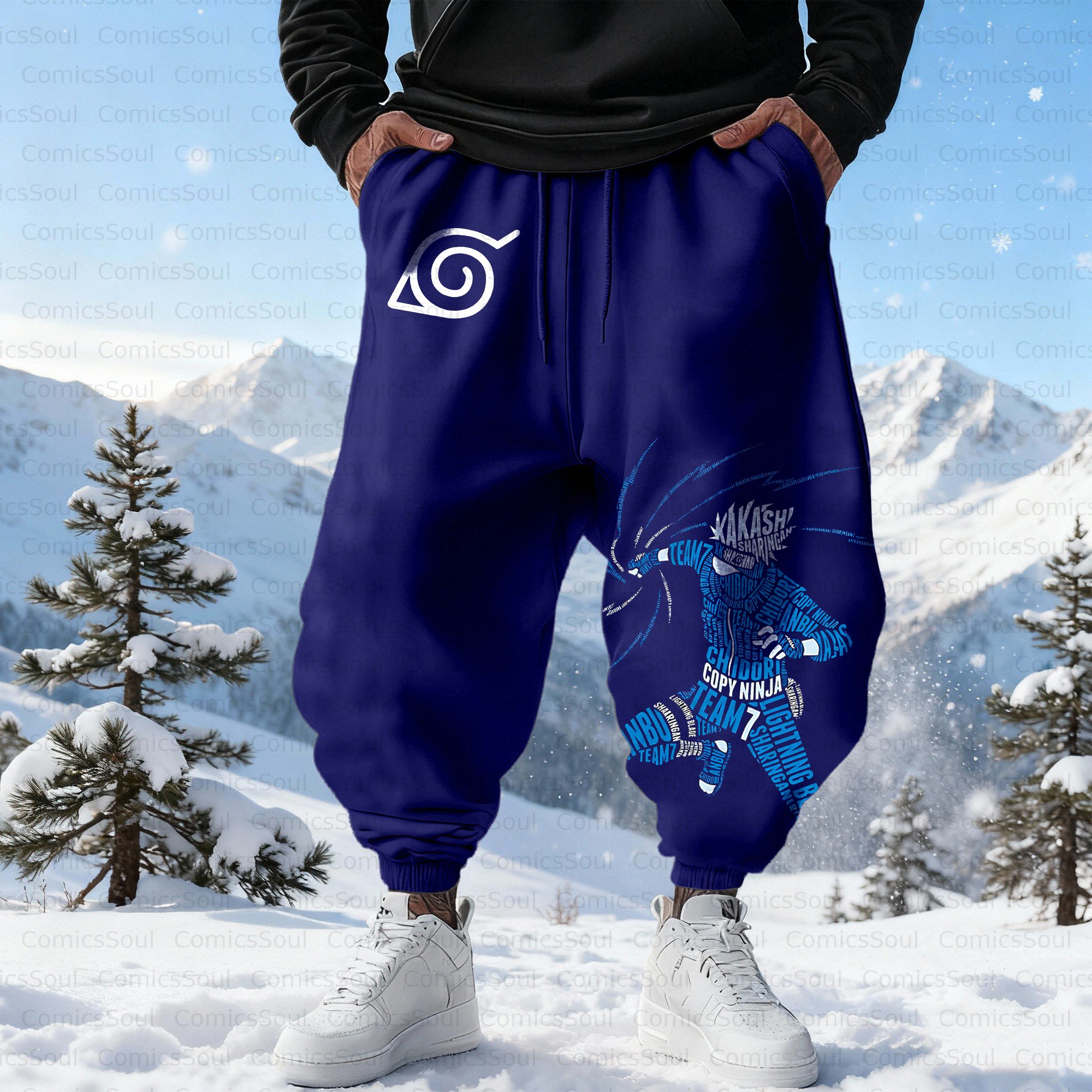 Unisex Casual Anime Streetwear Pant