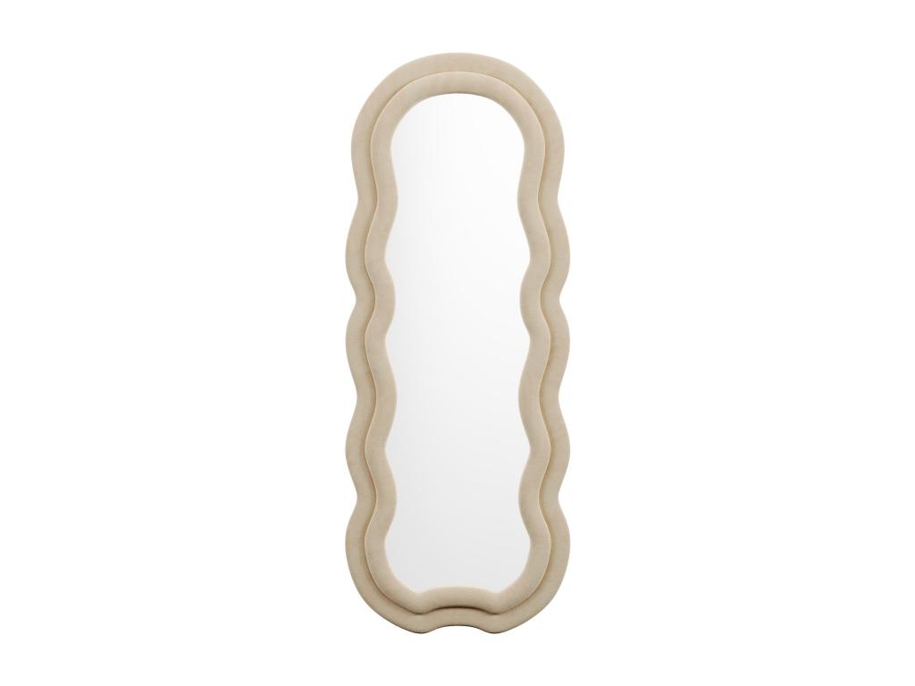 Espejo de terciopelo - L. 60 x A. 160 cm - Beige - LINOA