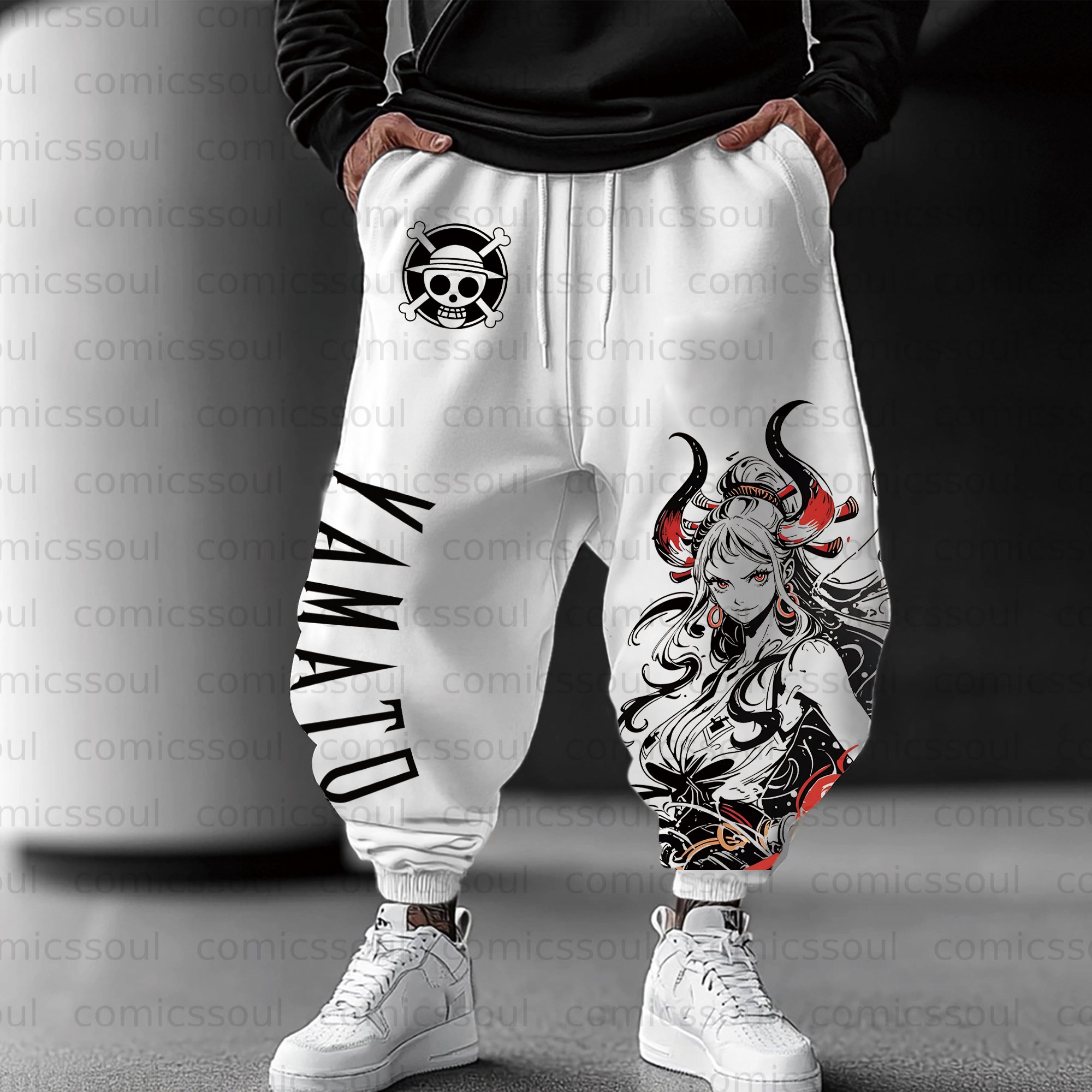 Unisex Anime Inspired Vintage Pants