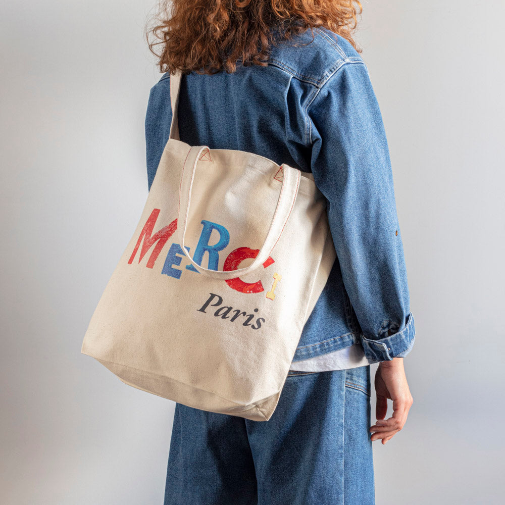 Merci - Tote bag Jean-Michel - Ecru