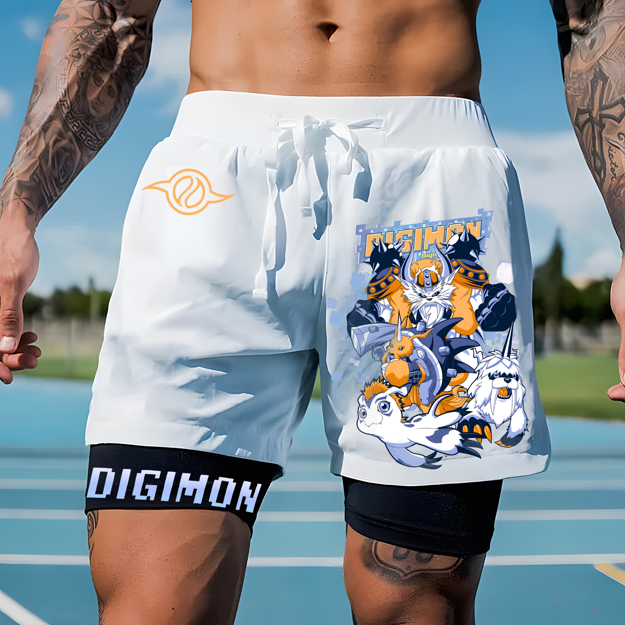 Unisex  “Comicssoul” Casual Anime Streetwear Shorts