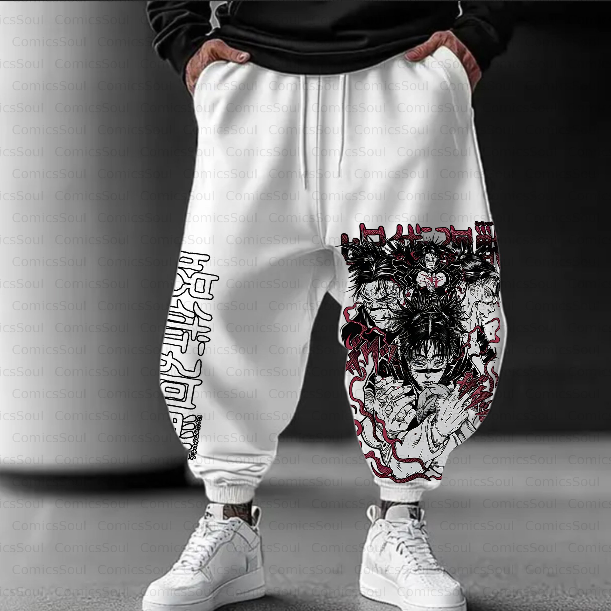 Unisex Casual Anime Streetwear Pant