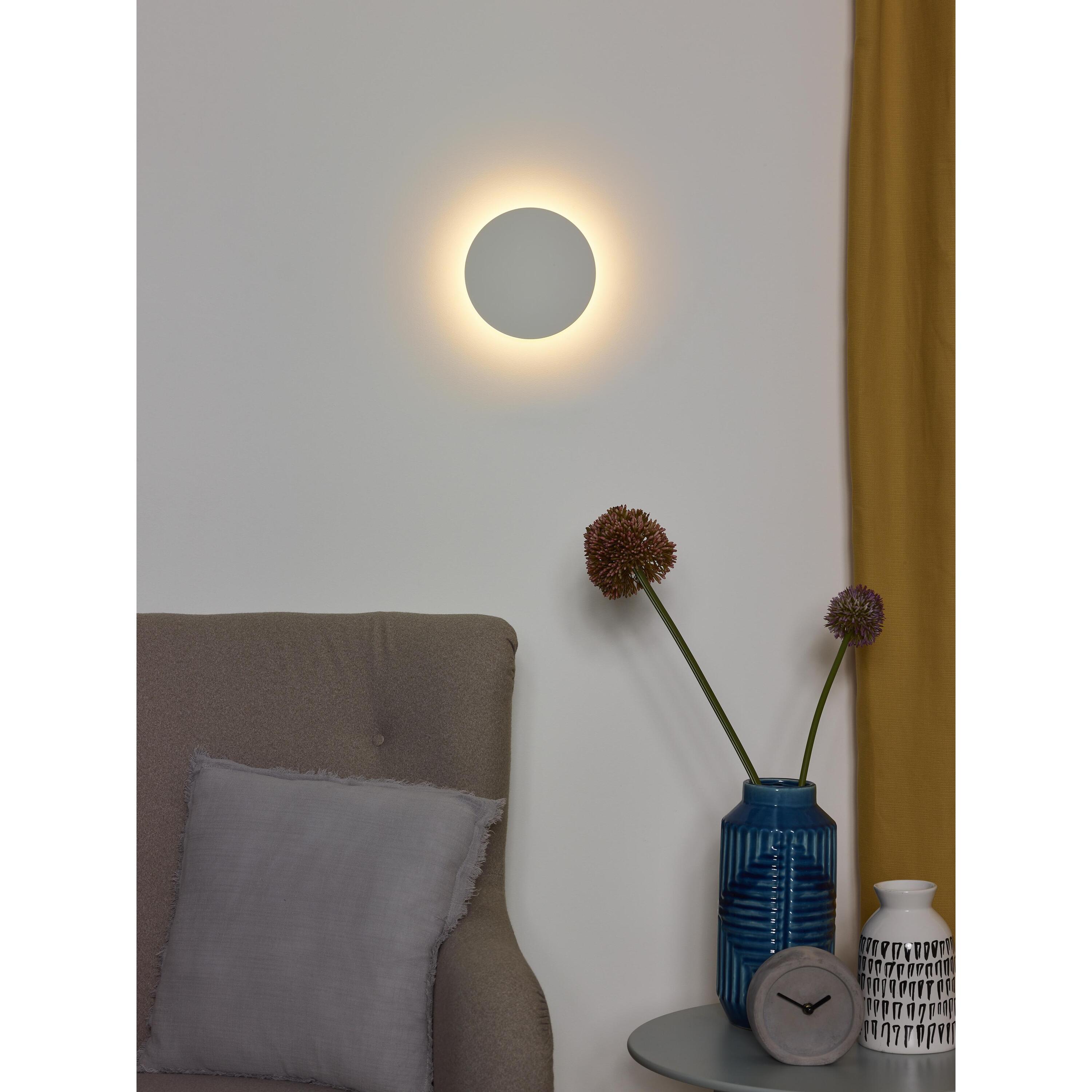 Eklyps 15 wandlamp LED wit