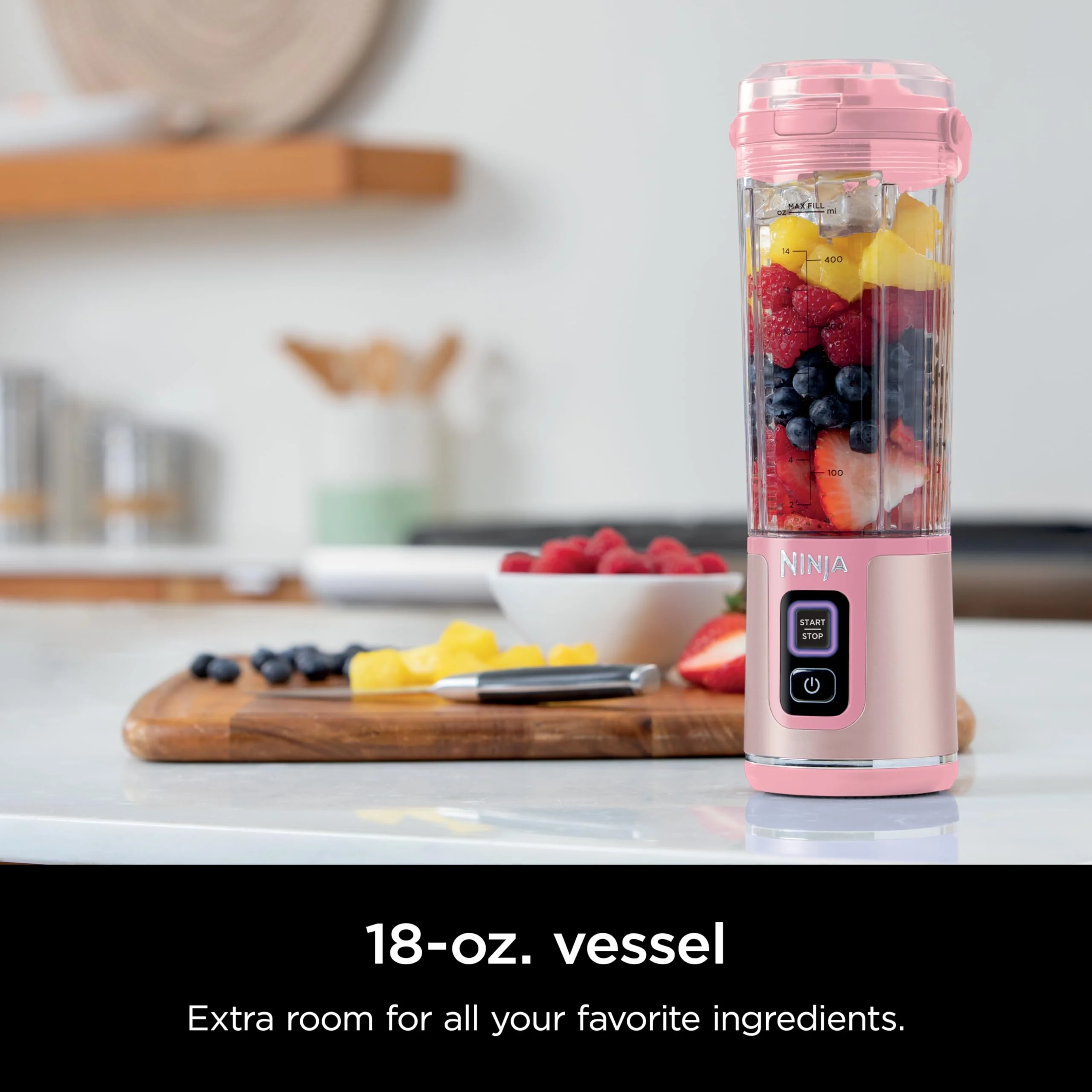 Ninja Blast Portable Blender, Cordless, 18oz. Vessel, Personal Blender for Shakes & Smoothies, BPA Free, Leakproof Lid & Sip Spout, USB-C Rechargeable, Dishwasher Safe Parts, Metallic Purple, - Image 86