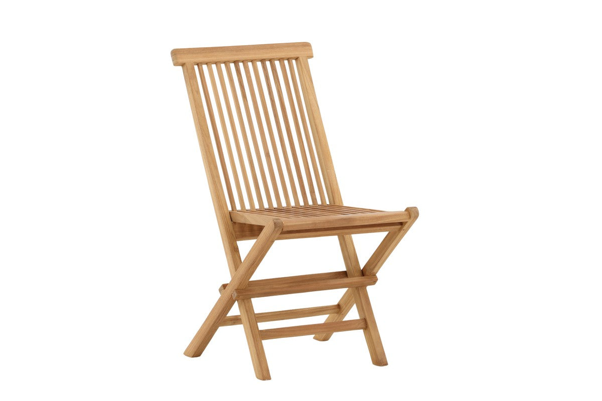 Rebellenclub Crema Tuinstoel - Set van 2 - Naturel Hout