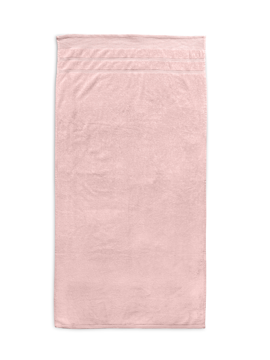 LINNICKVelours Badlaken Katoen 70x140cm - light pink - 2X