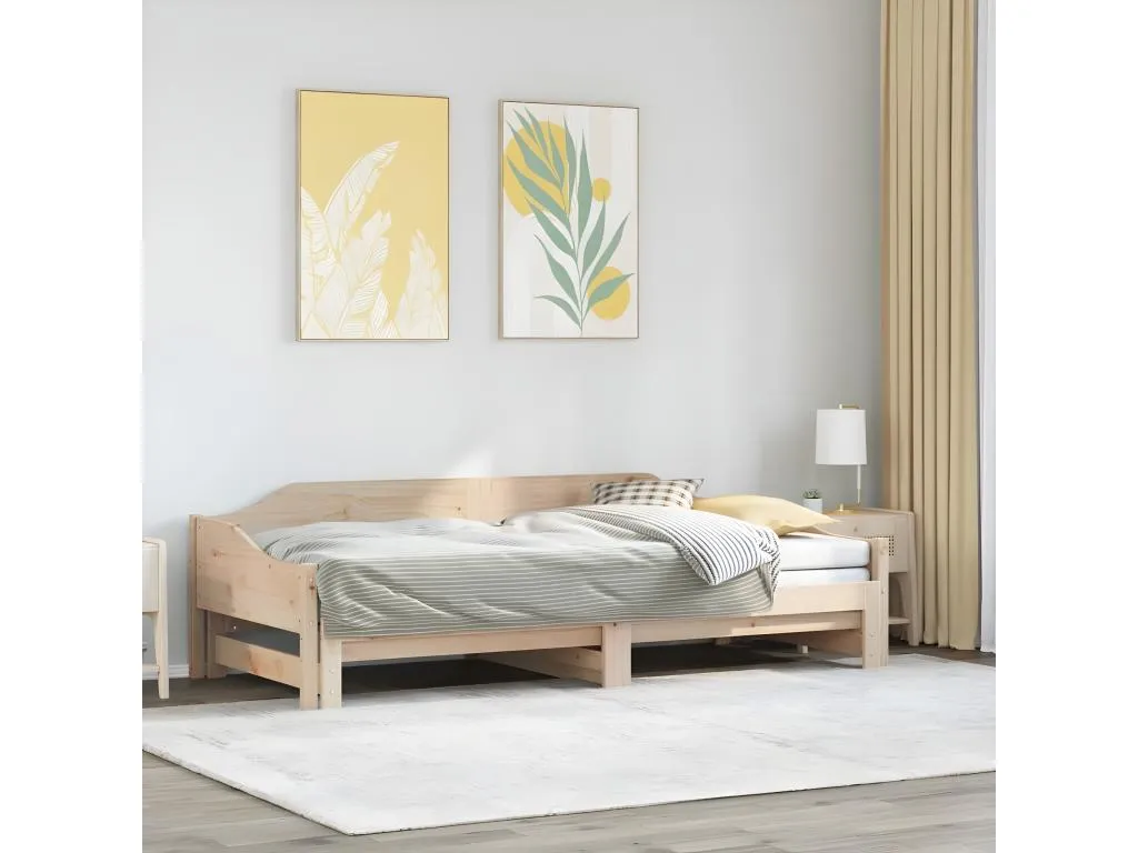 Sofá cama Decopractico maciza de Decopractico 90x190 cm 62110UPPU