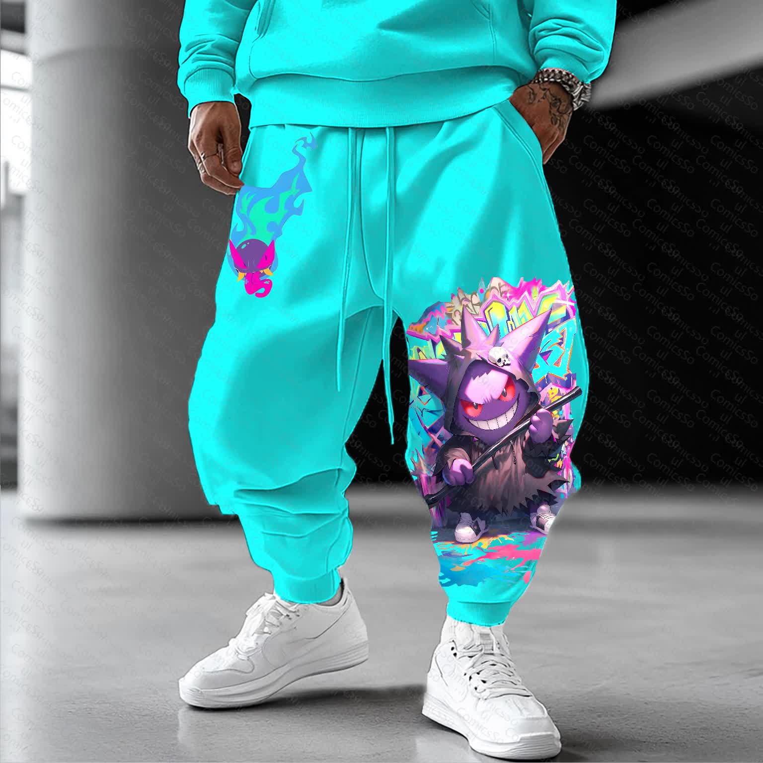 Unisex  “Comicssoul” Casual Anime Streetwear Pant TeeThreads Sustain the Scene with Custom Apparel