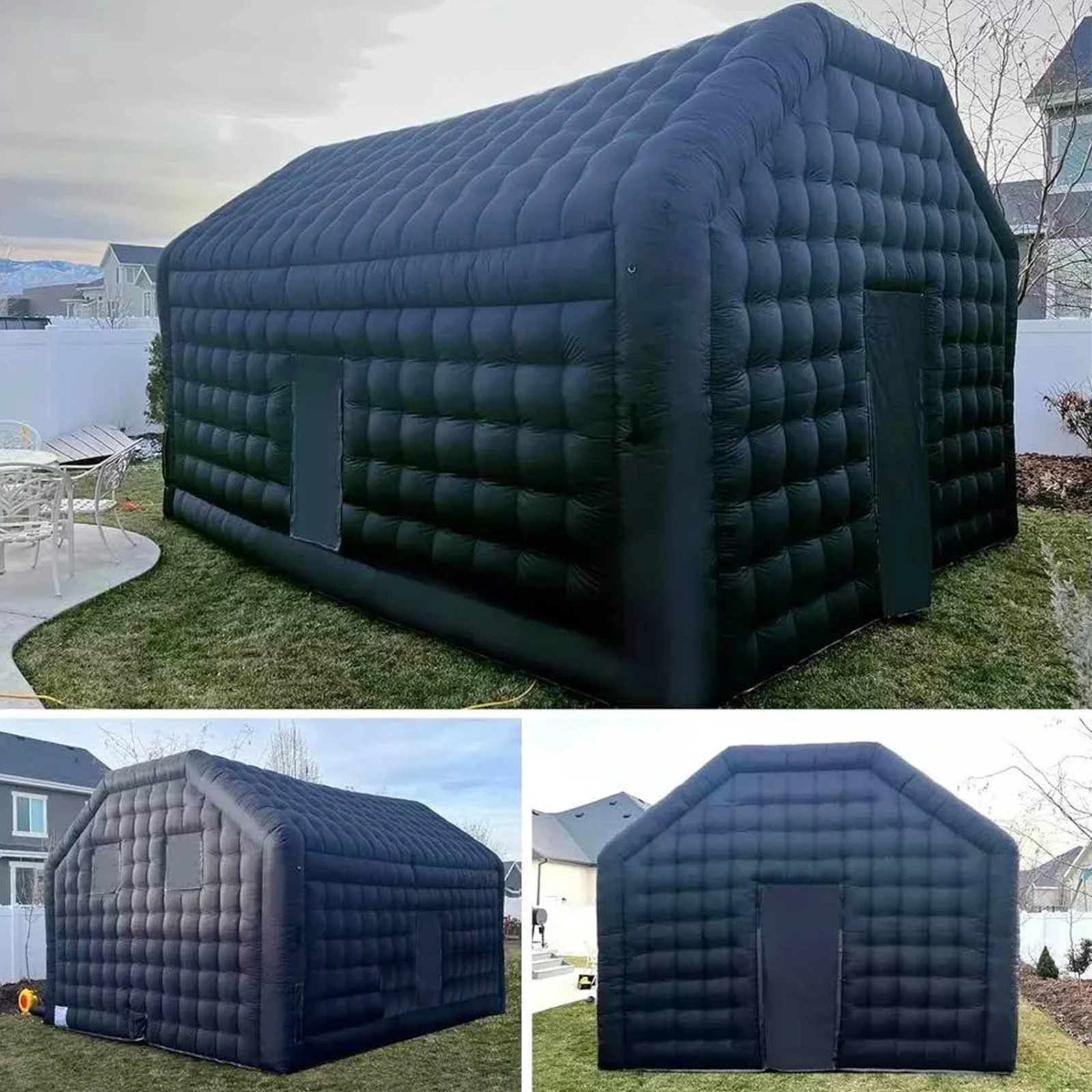 WARSUN 60 Person Large inflatable Party Tent with Disco Cube - Image 16