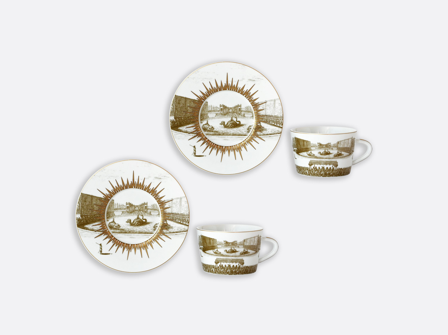 Coffret de tasses & soucoupes thé 15 cl