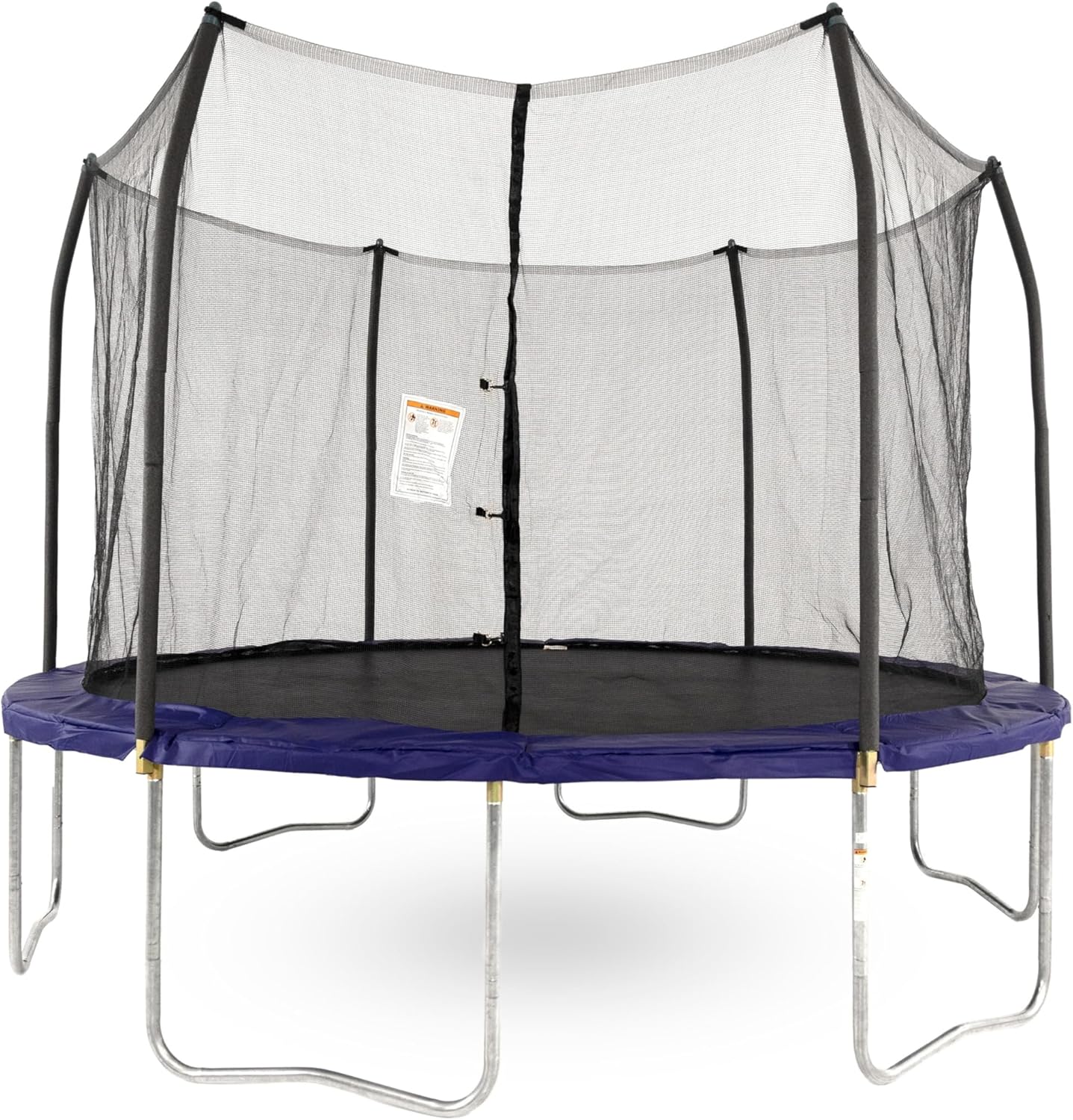 Round Trampoline With Enclosure And Spring Pad, 12-Foot, Blue Round Trampoline With Enclosure And Spring Pad, 12-Foot, Blue