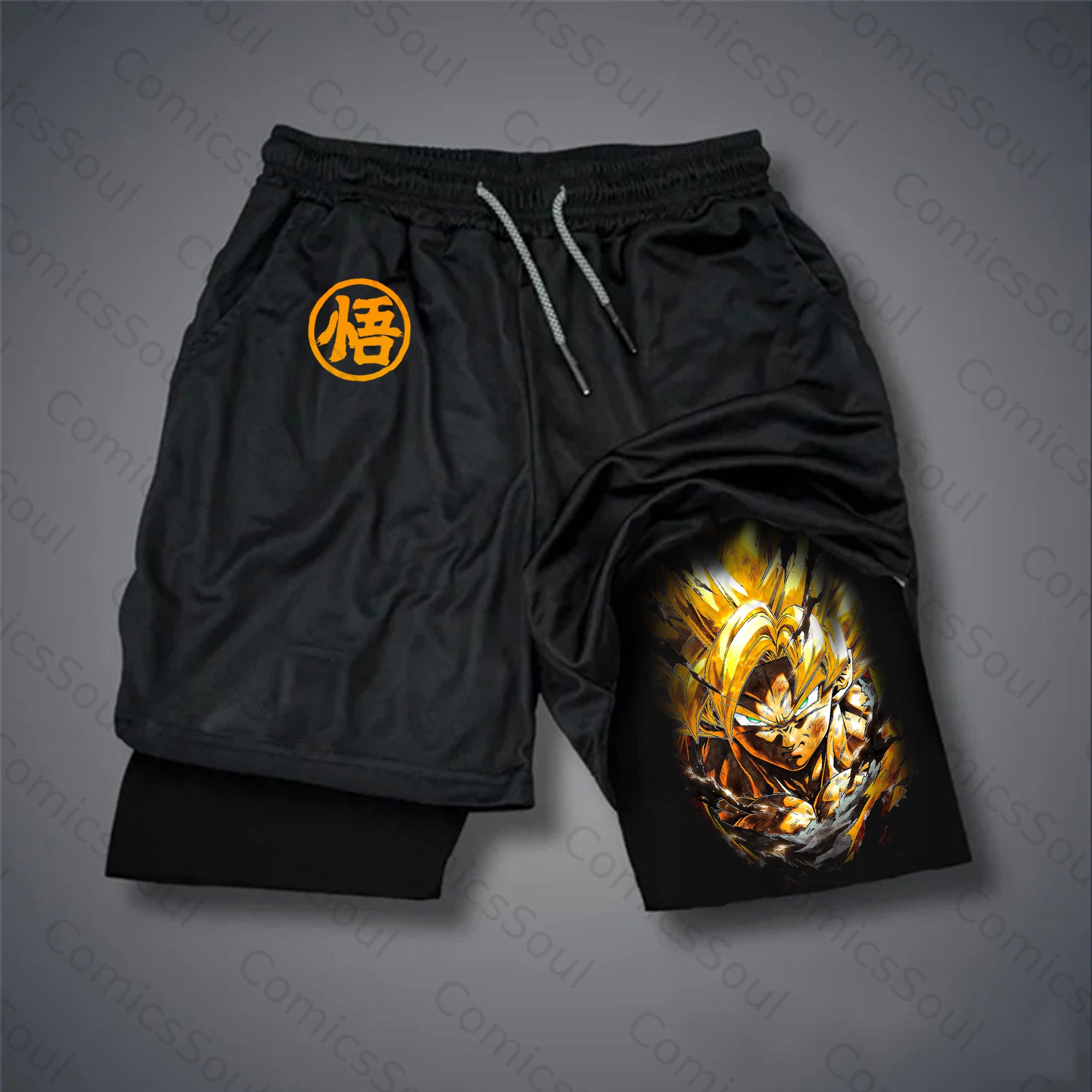 Unisex Casual Anime Style Shorts