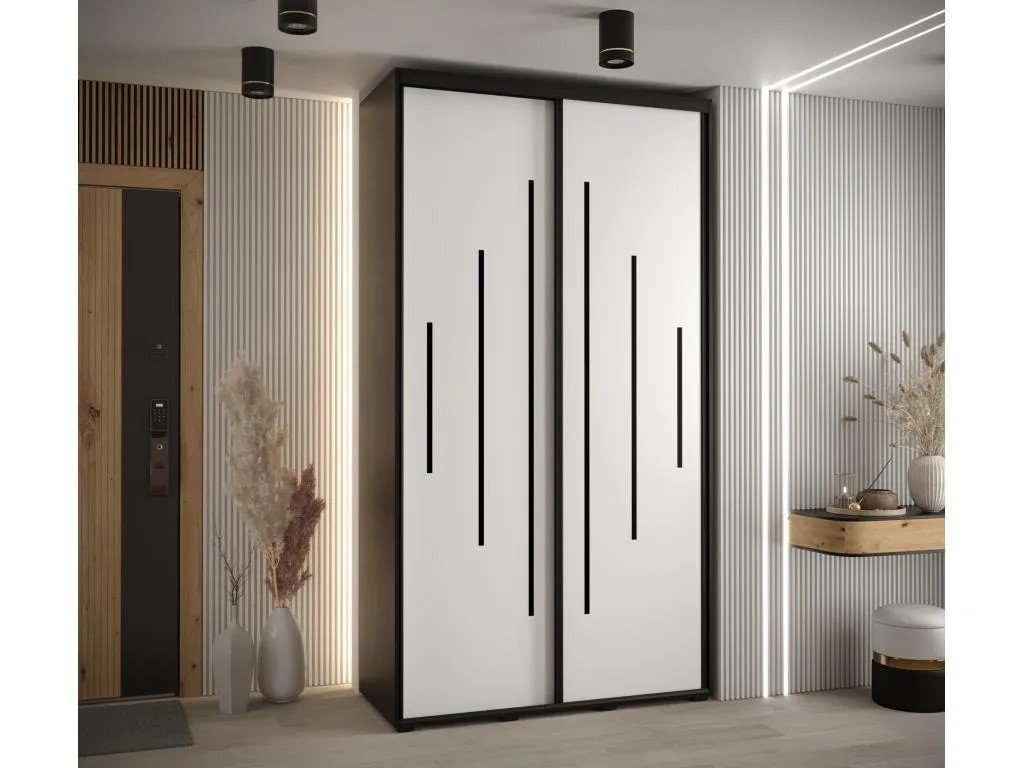 Armario con puertas batientes 2 puertas 235,2x130x45 cm. ztf3681280