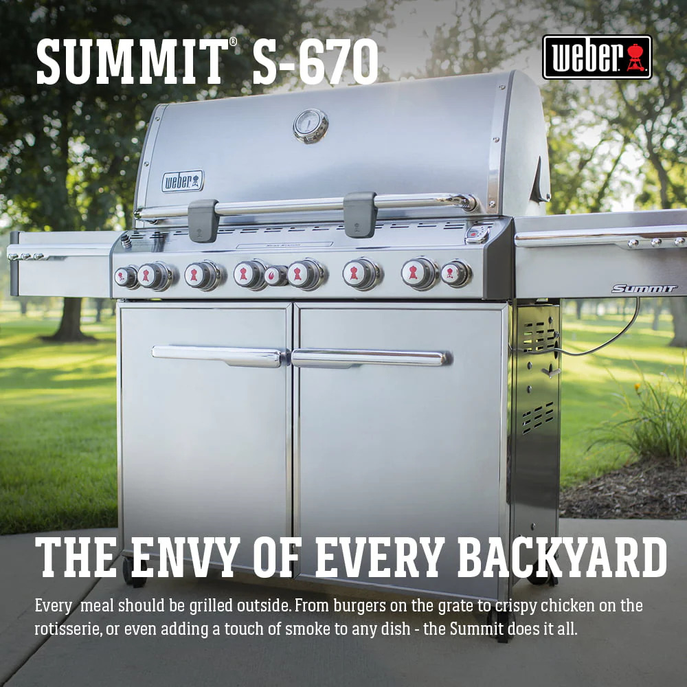 Weber Summit S-670 Liquid Propane Gas Grill - Image 3