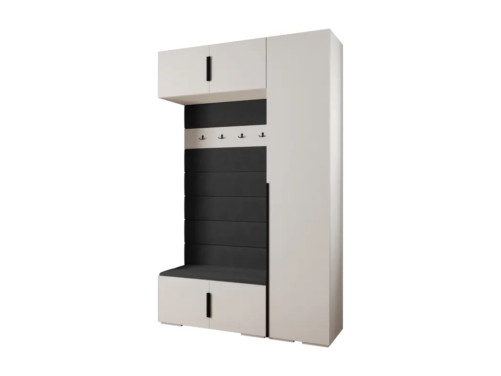 Mobtrendy 4 armario con puertas batientes 236.7/150/47 fnhk54097