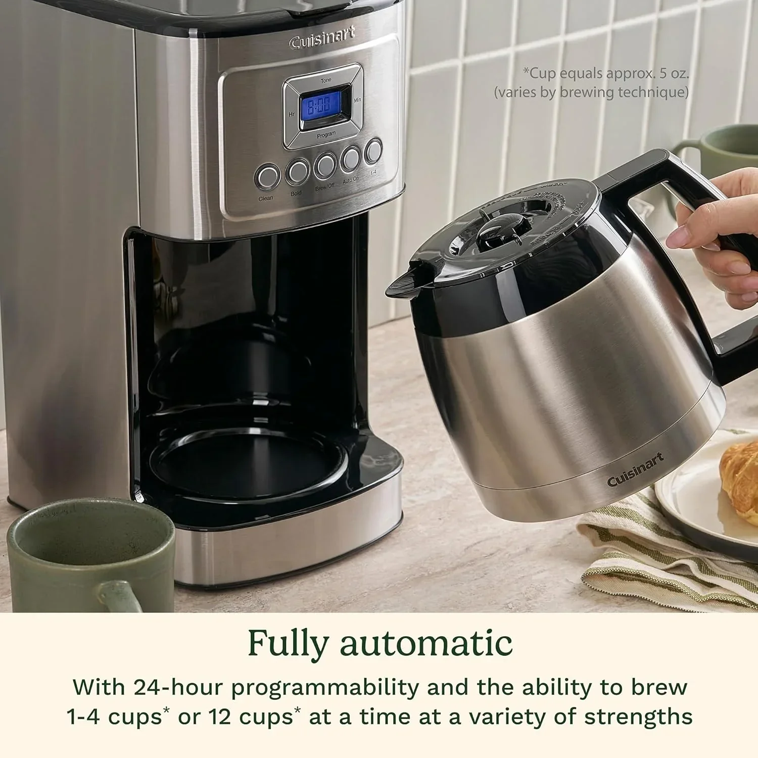 cuisinart 12-Cup Coffee Maker Programmable PerfecTemp Thermal Carafe Coffee Machine