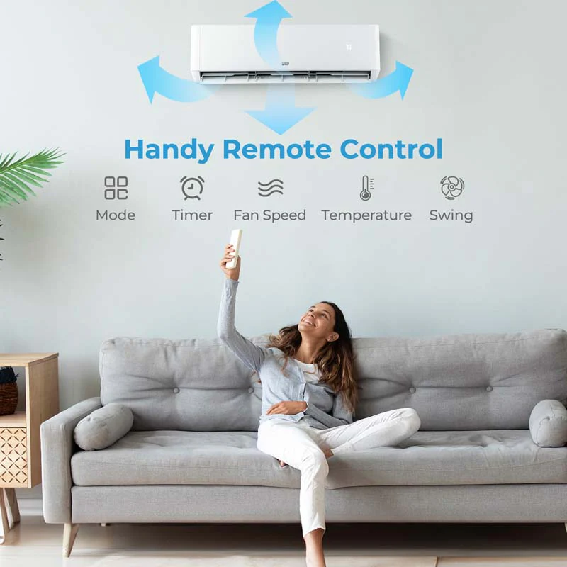 Eletriclife 36000 BTU 2 Zone 21.5 SEER2 Mini Split AC with Heat Pump
