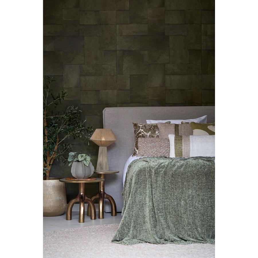 Light & Living - Mello ronde bijzettafel Ø50,5 cm - glans bruin