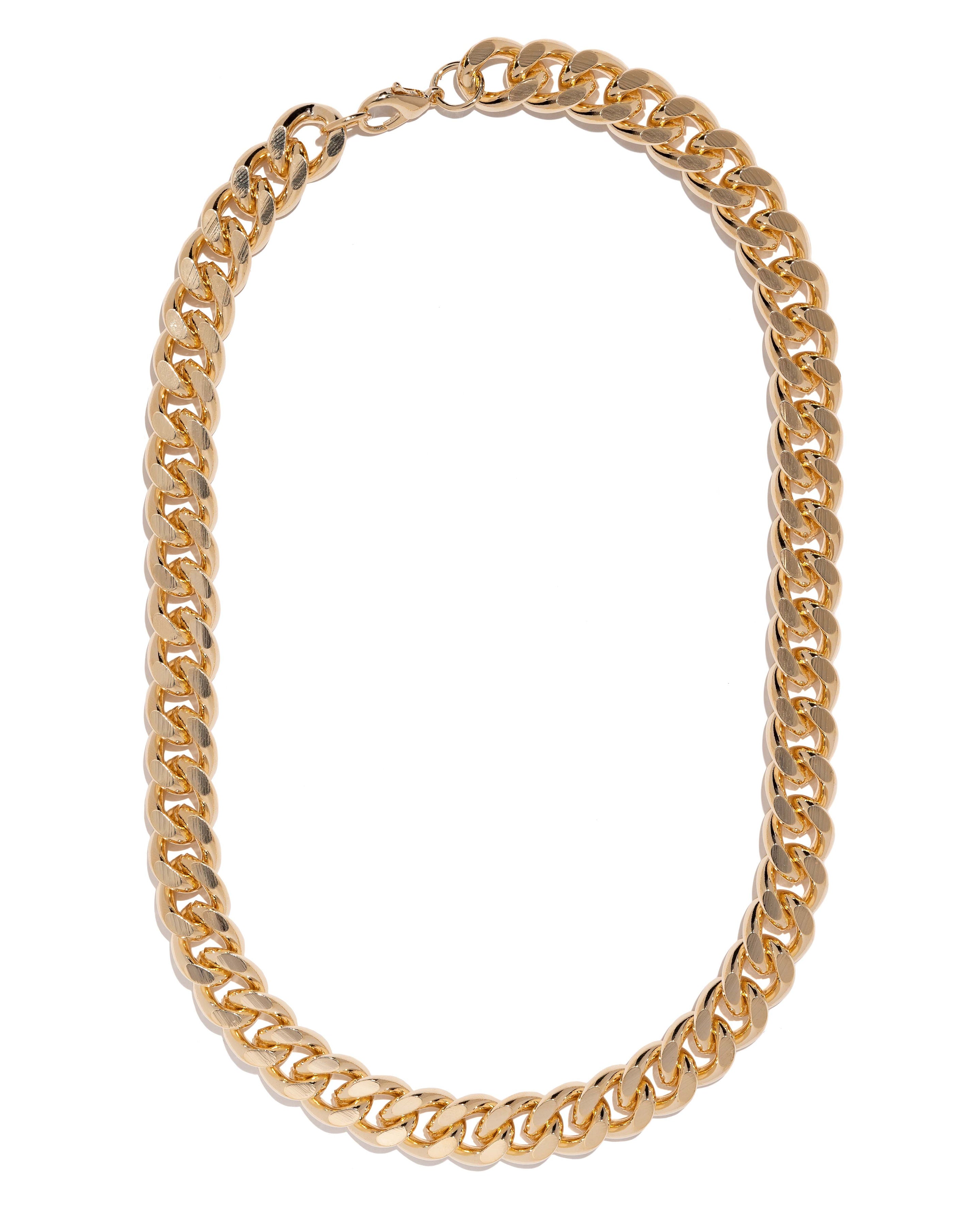 Mica Chain Choker Necklace - Gold - Se7enfashion