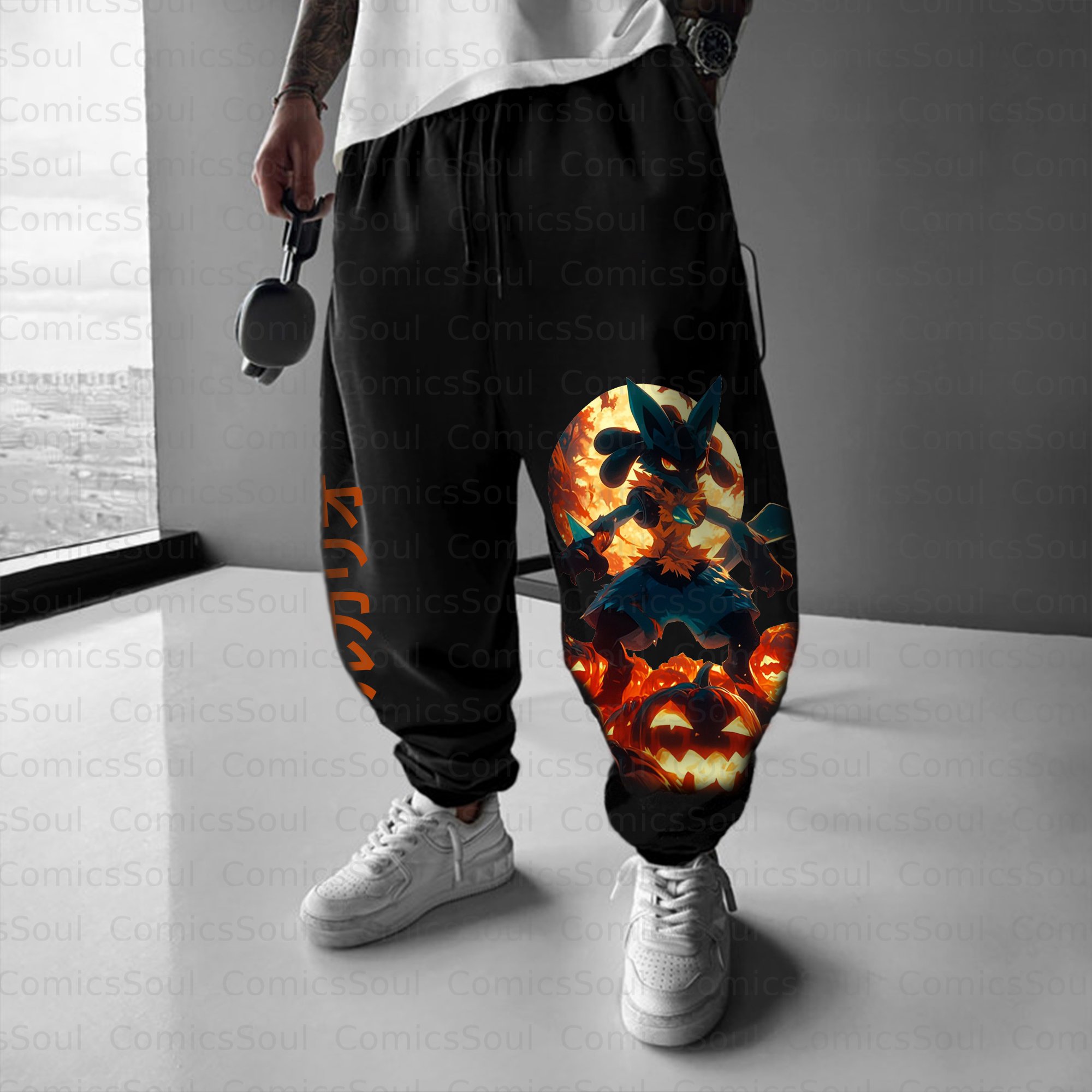Unisex Anime Inspired Vintage Pants